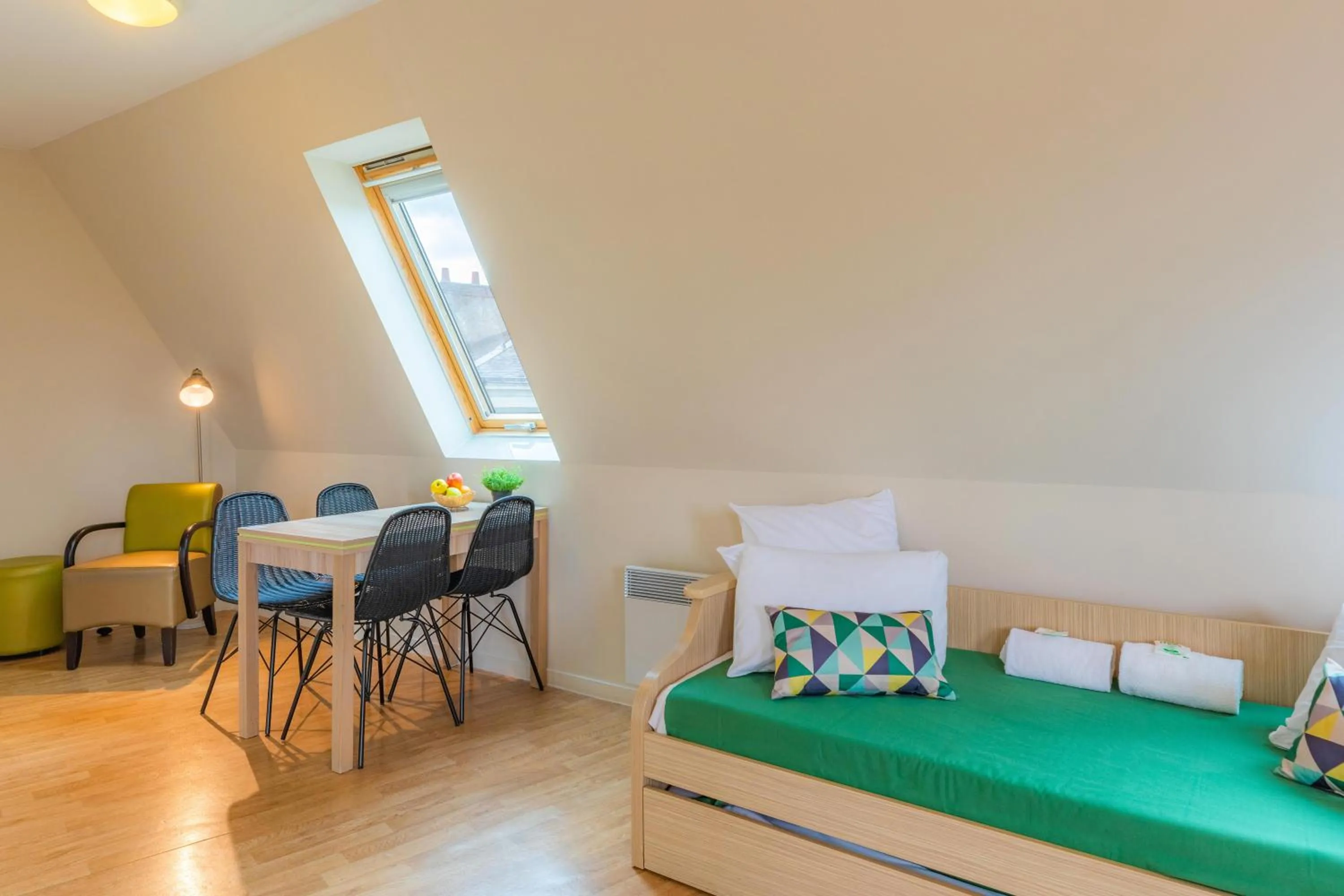 Living room, Bed in Appart’City Confort Nantes Centre