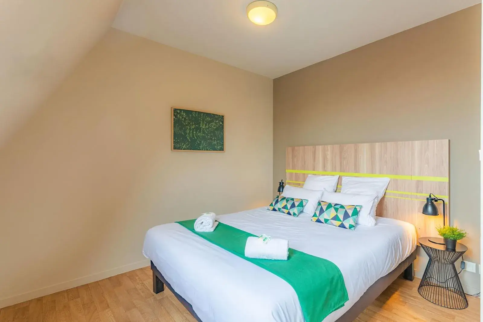 Bed in Appart’City Confort Nantes Centre Bed in Appart’City Confort Nantes Centre