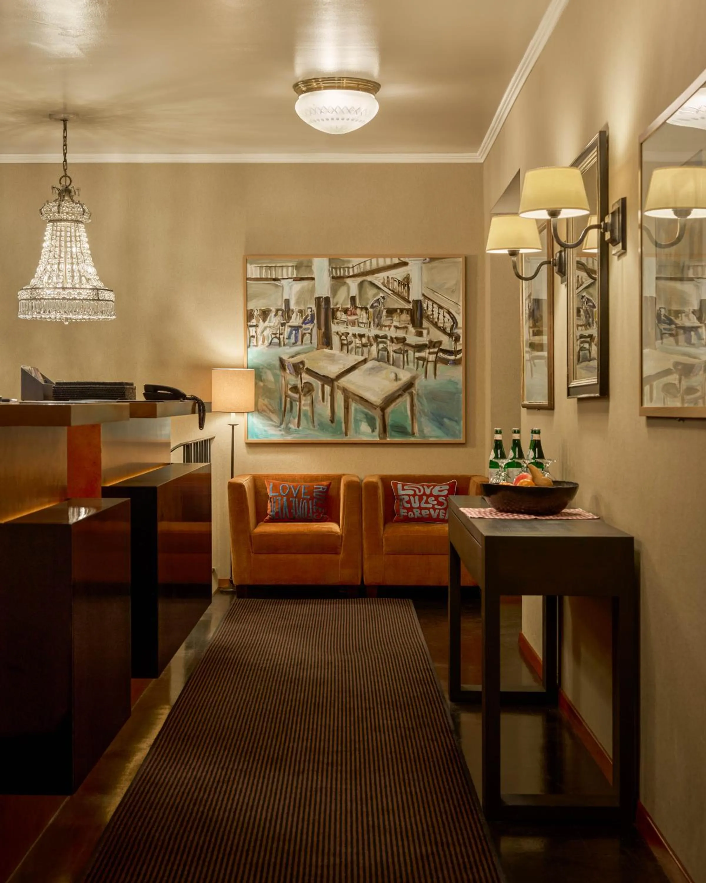 Lobby or reception in Boutique Hotel Kindli