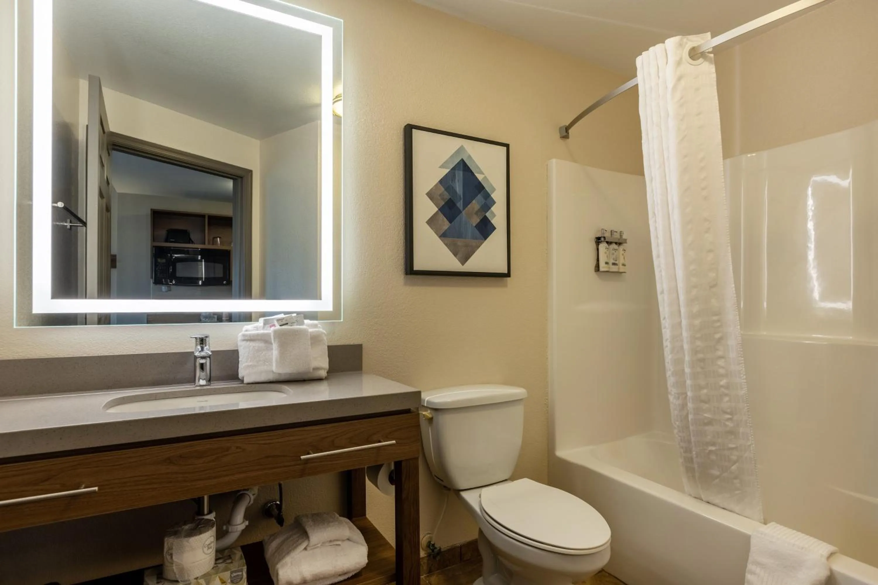 Bathroom in Candlewood Suites - Bluffton-Hilton Head by IHG