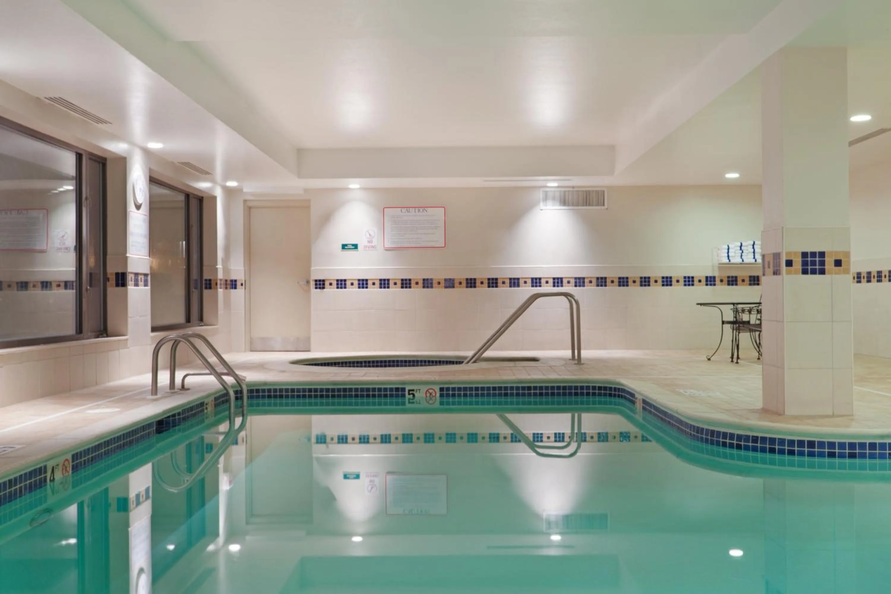 Swimming pool in Holiday Inn Manchester Airport by IHG