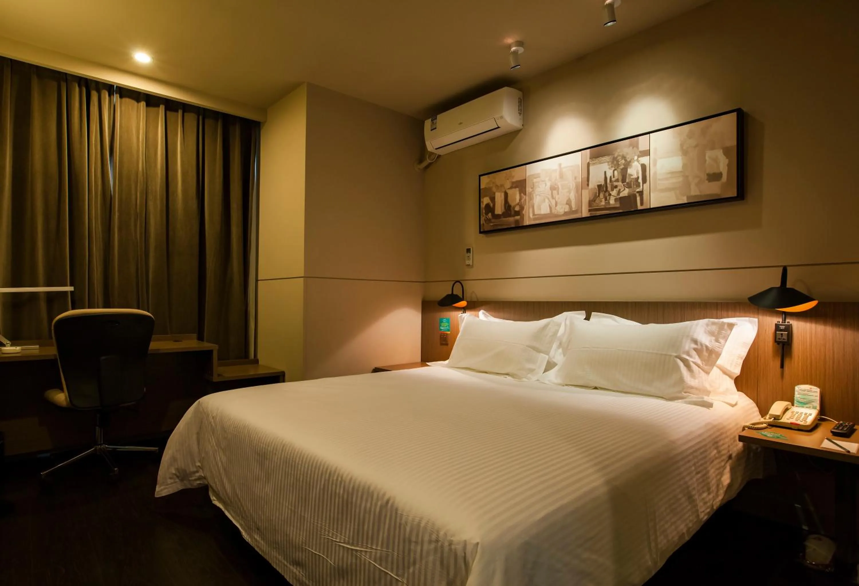 Bed in Jinjiang Inn Select Shaoxing Jiefang North Road