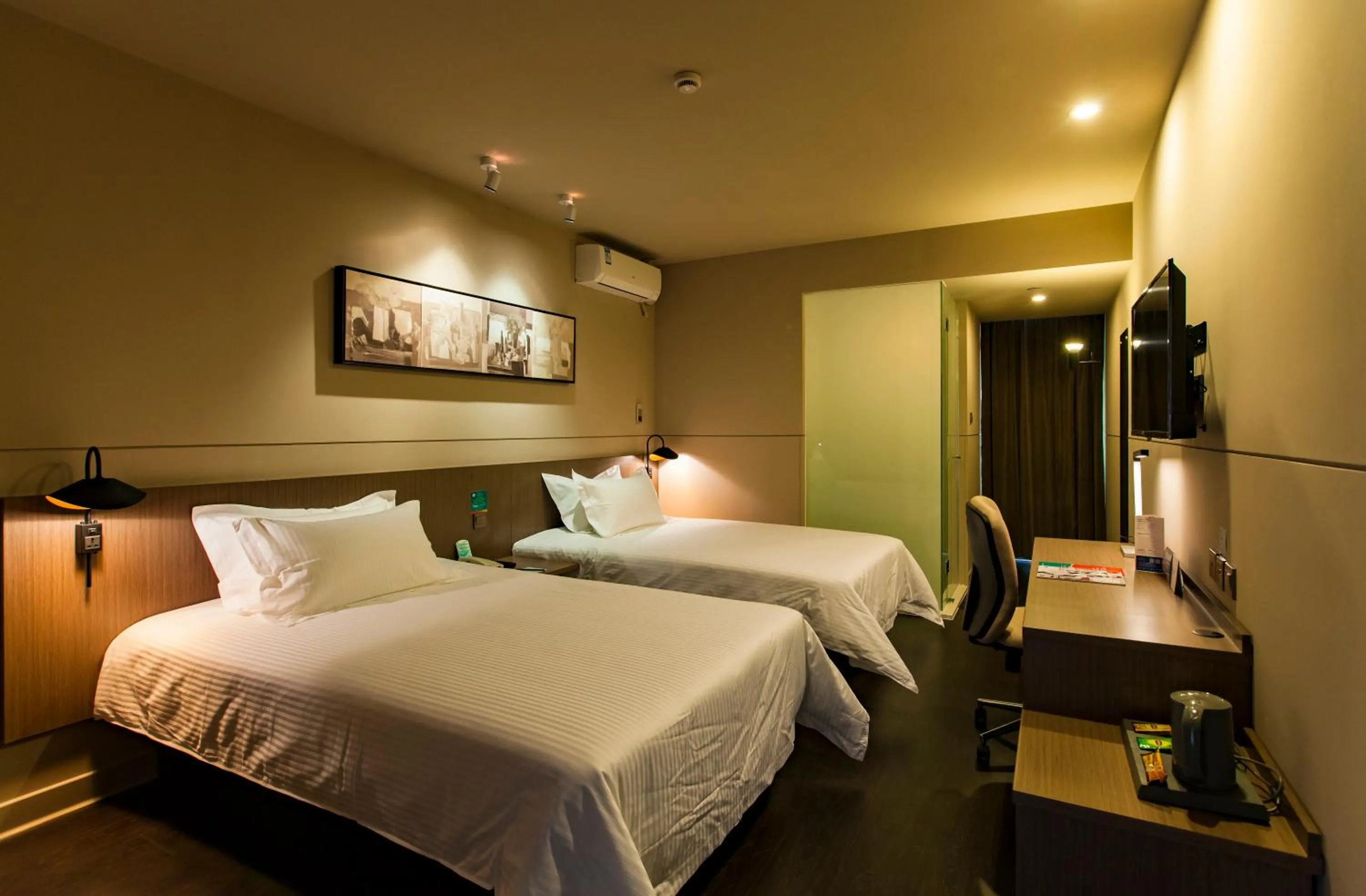 Bed in Jinjiang Inn Select Shaoxing Jiefang North Road