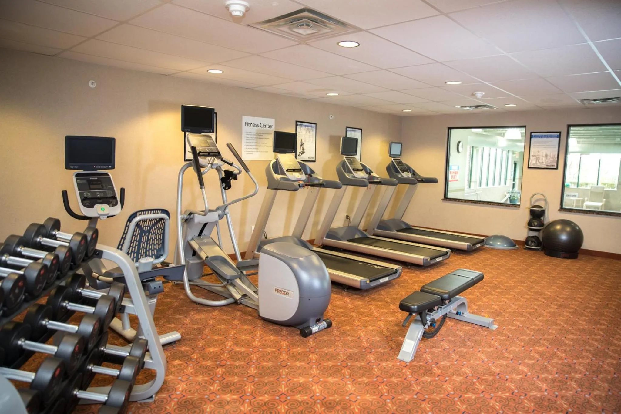 Fitness centre/facilities in Holiday Inn Express & Suites Detroit - Novi by IHG
