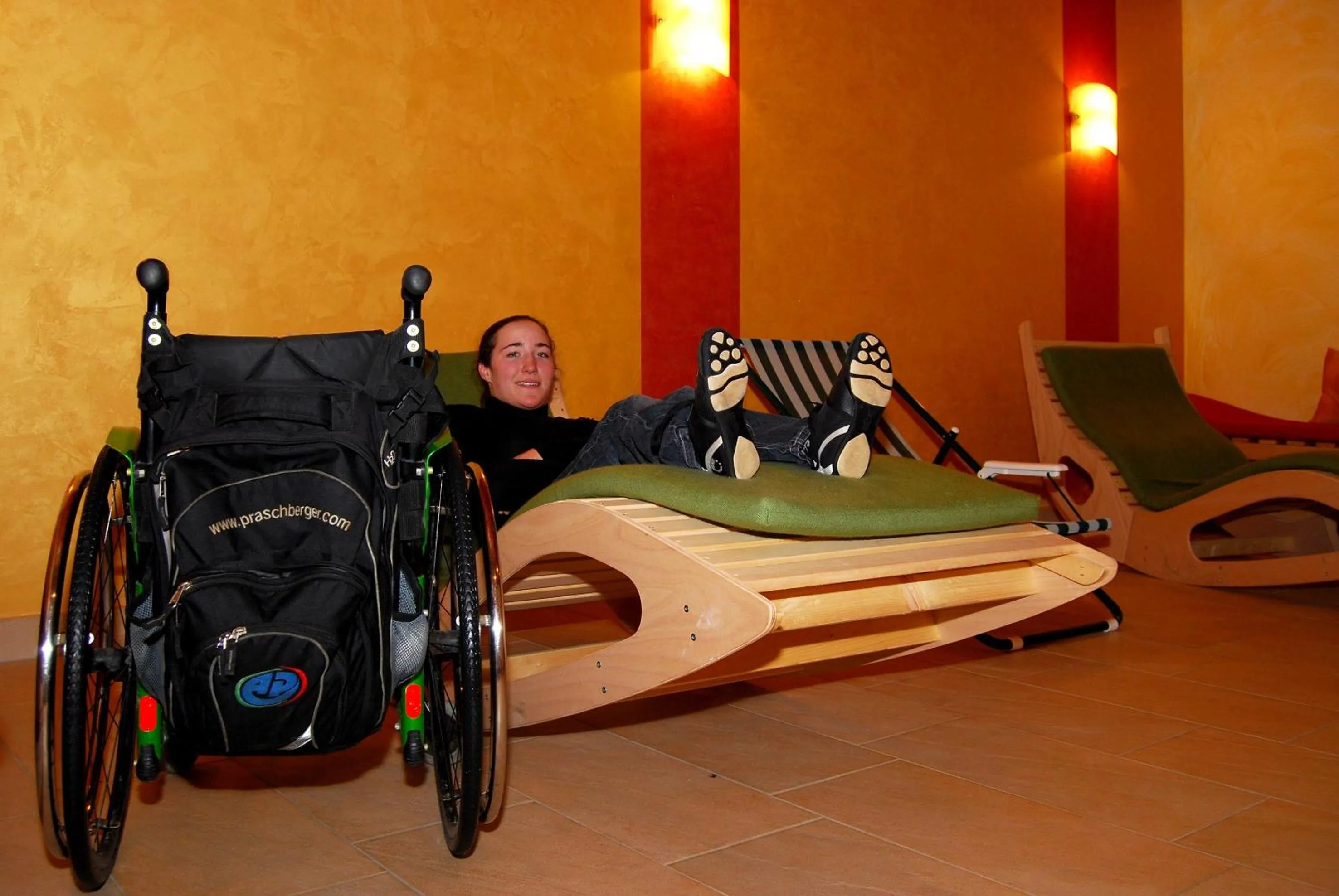 Sauna in Gasthaus-Landhotel Traunstein