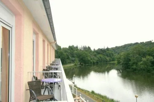 Balcony/Terrace in Logis Cosy - Hôtel Le Moulin Neuf - Chantonnay