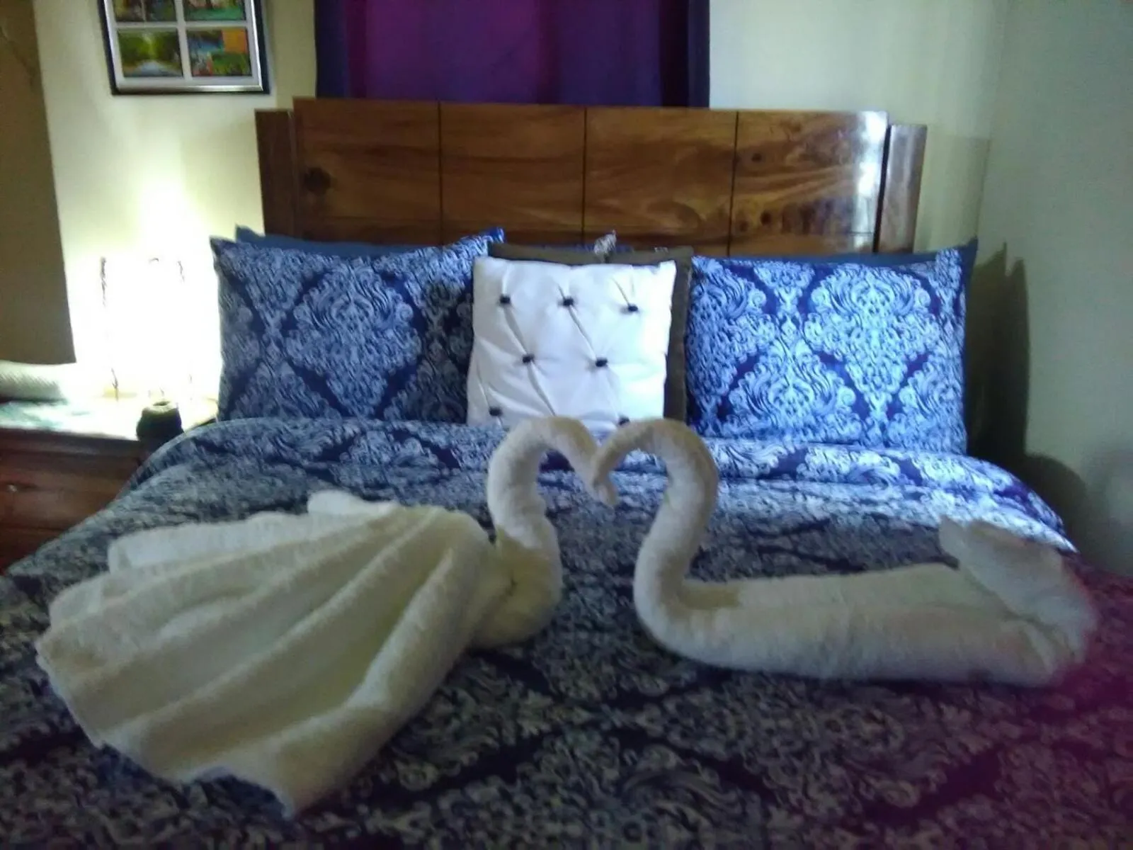 Bed in Cheerful 2-Bedroom Home in Falmouth Garden