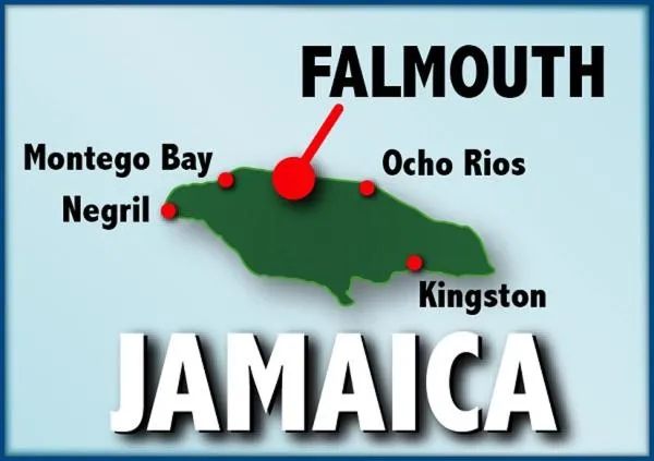 Location in Cheerful 2-Bedroom Home in Falmouth Garden