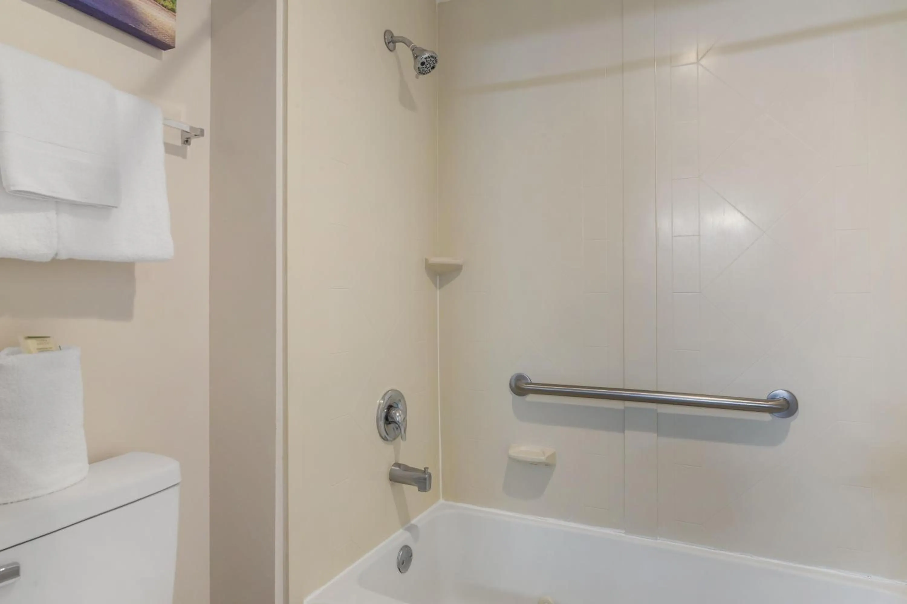 Bathroom in HOM Hotel Gainesville, SureStay Collection by Best Western