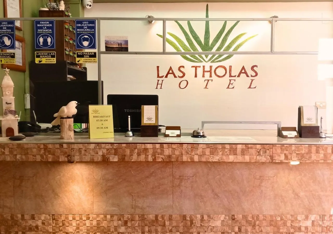 Lobby or reception in Las Tholas Hotel