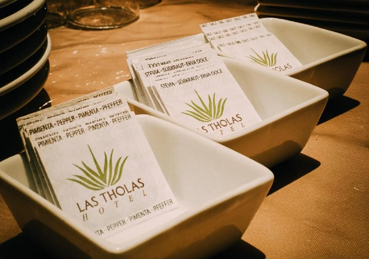 Food and drinks in Las Tholas Hotel