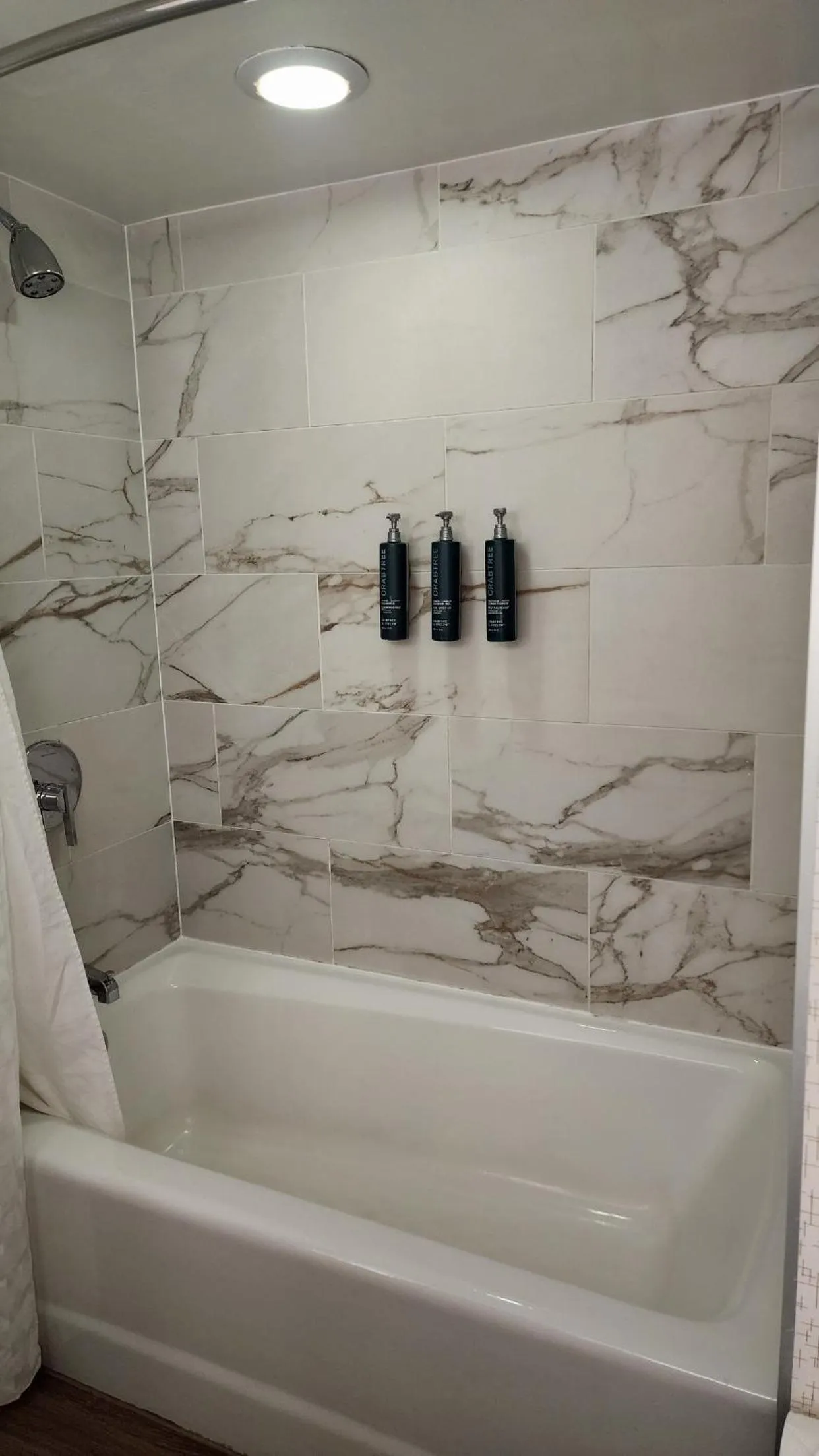 Bathroom in Hilton Durham near Duke University