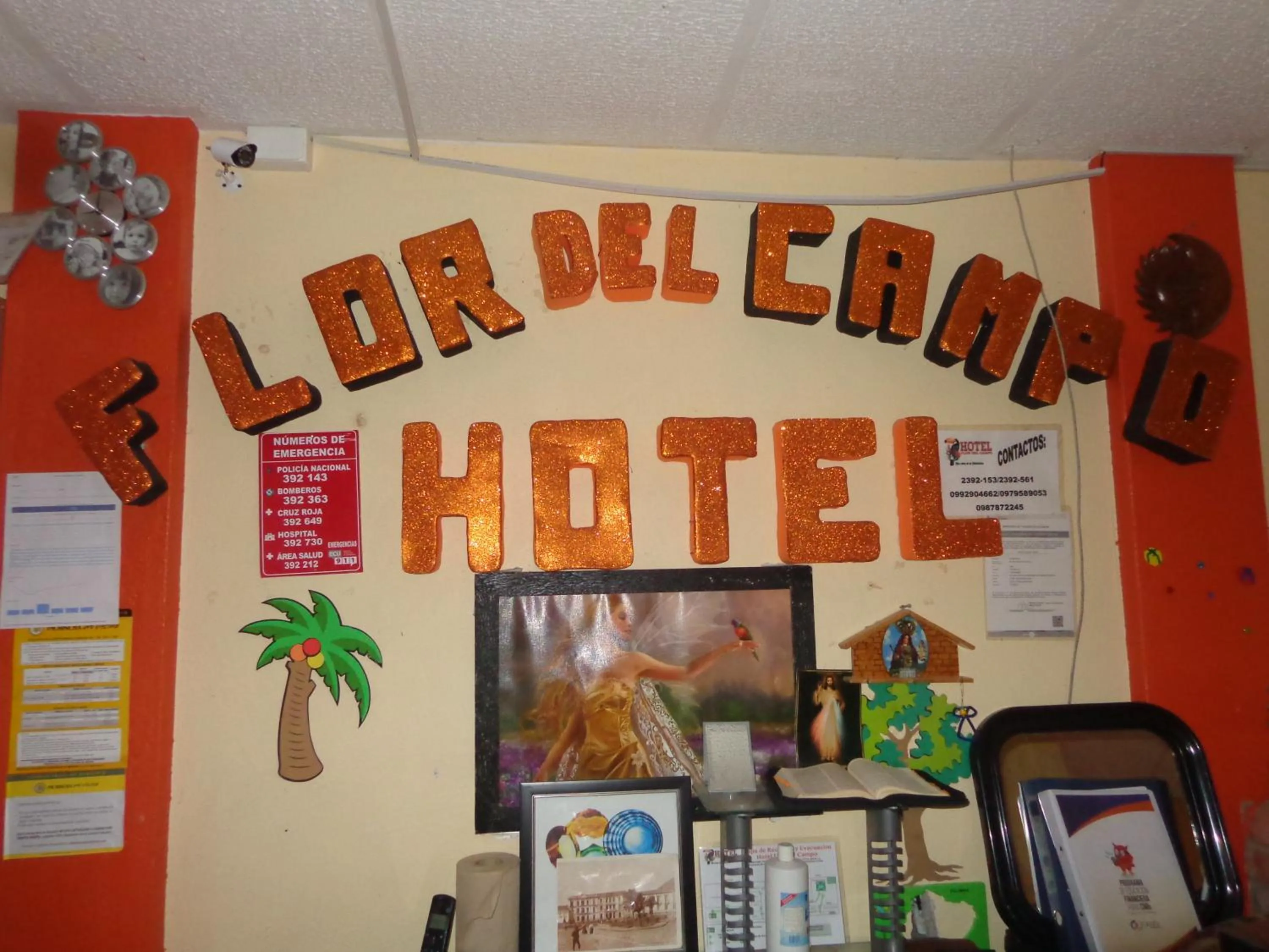 Lobby or reception in Hotel Flor Del Campo