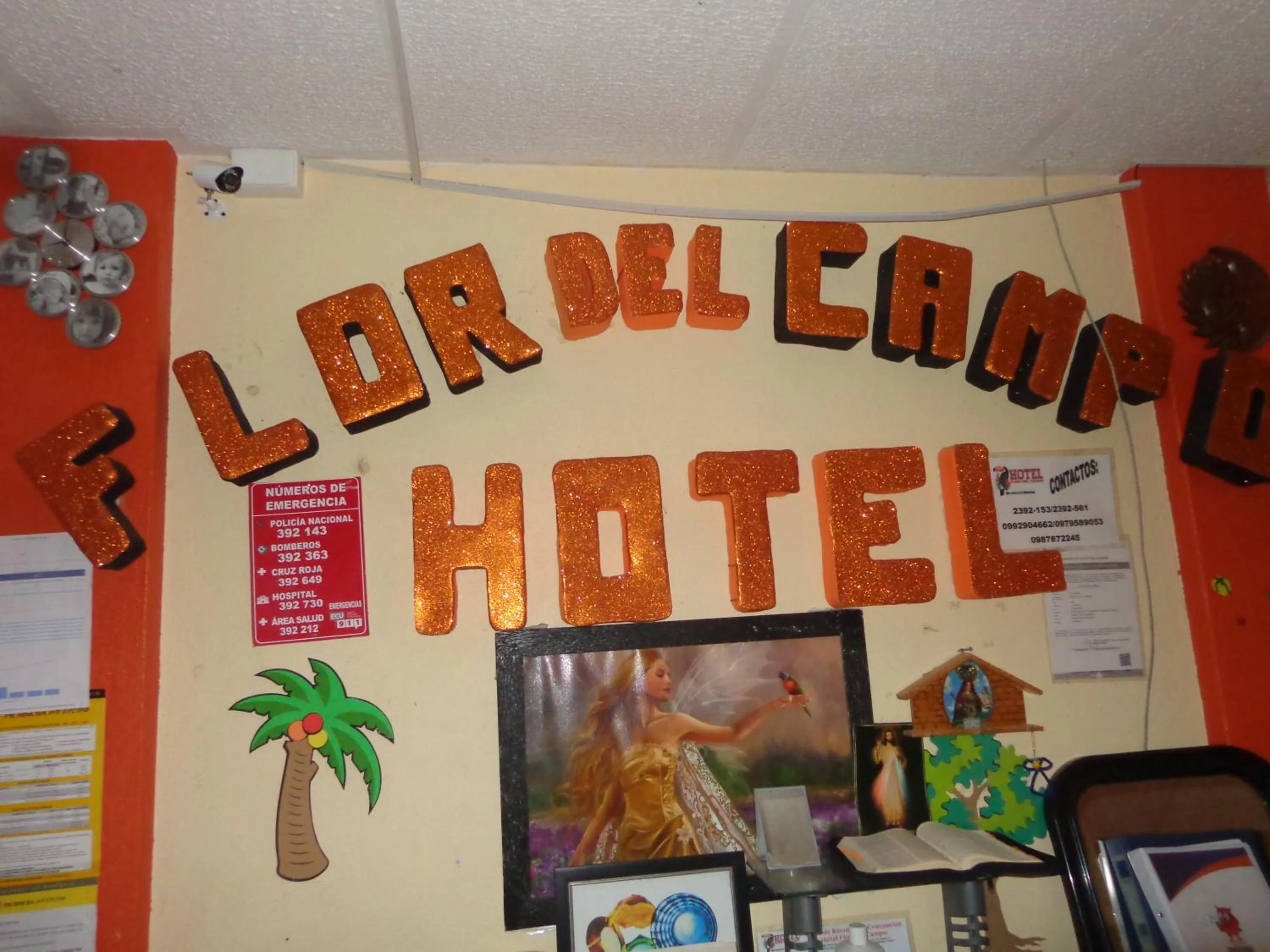 Lobby or reception in Hotel Flor Del Campo