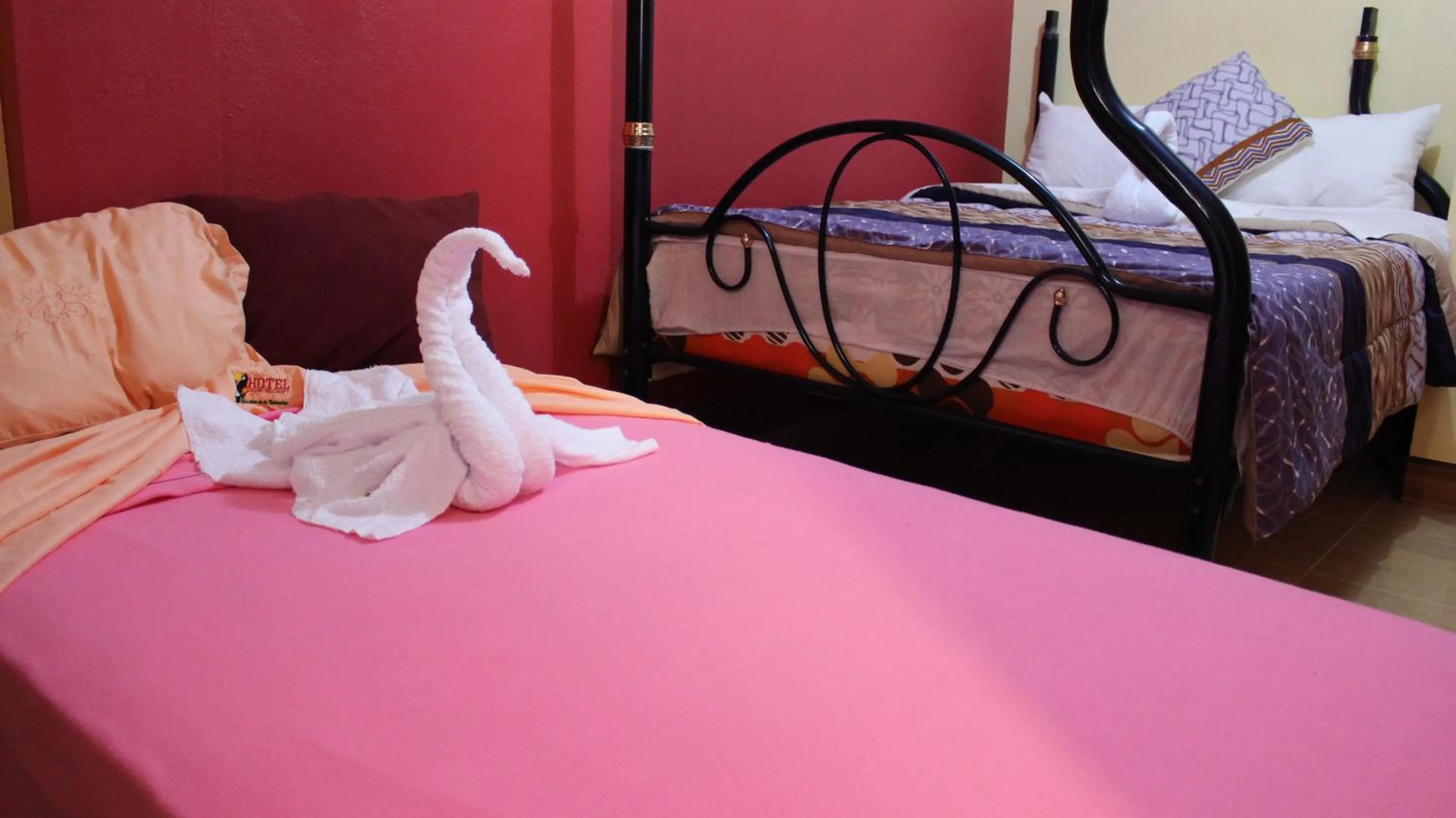 Bed in Hotel Flor Del Campo