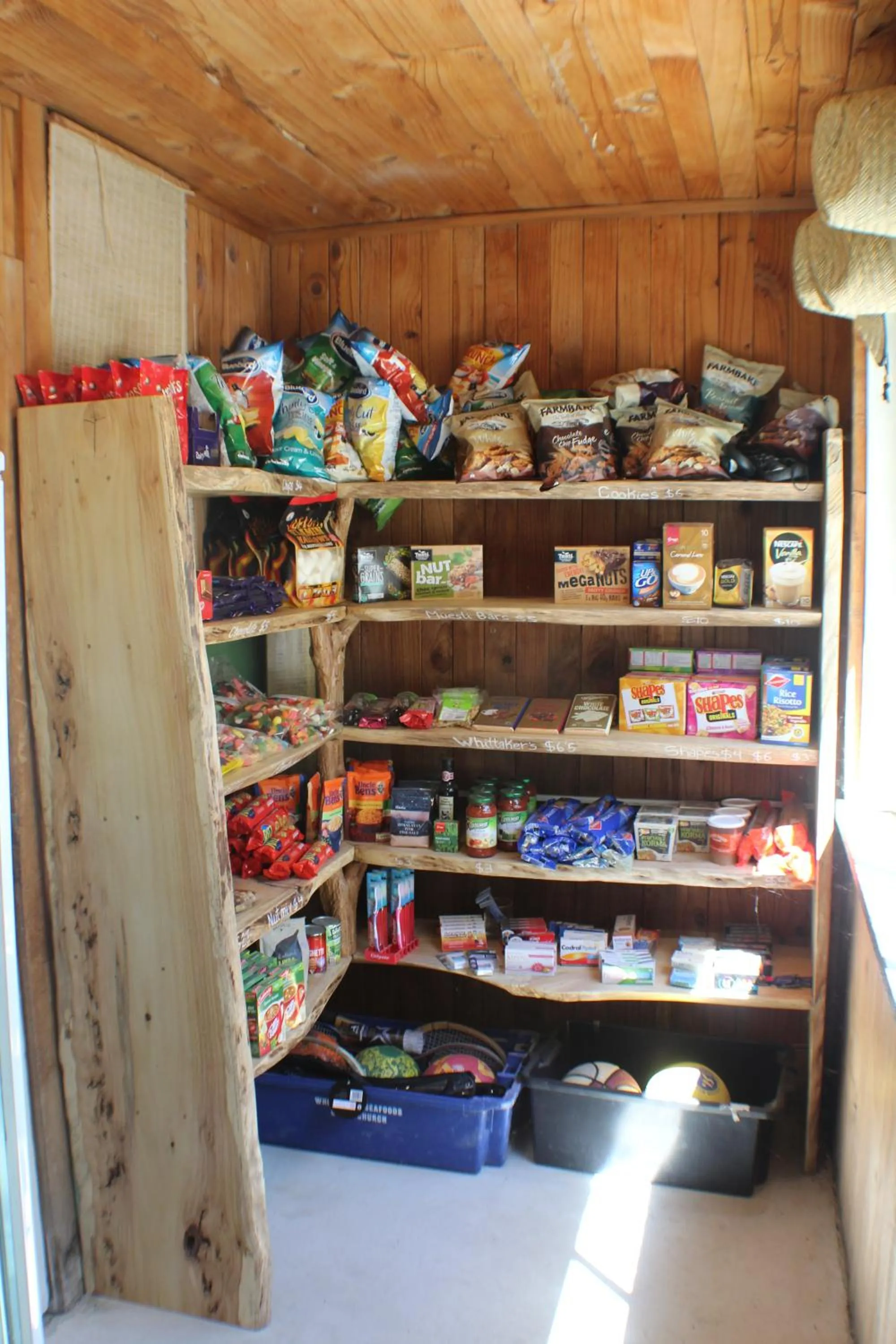 On-site shops in The Barn Cabins & Camp