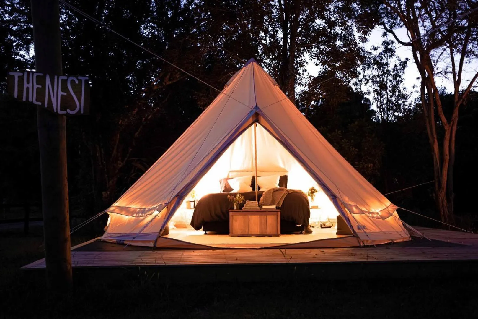 Property logo or sign in The Barn Cabins & Camp