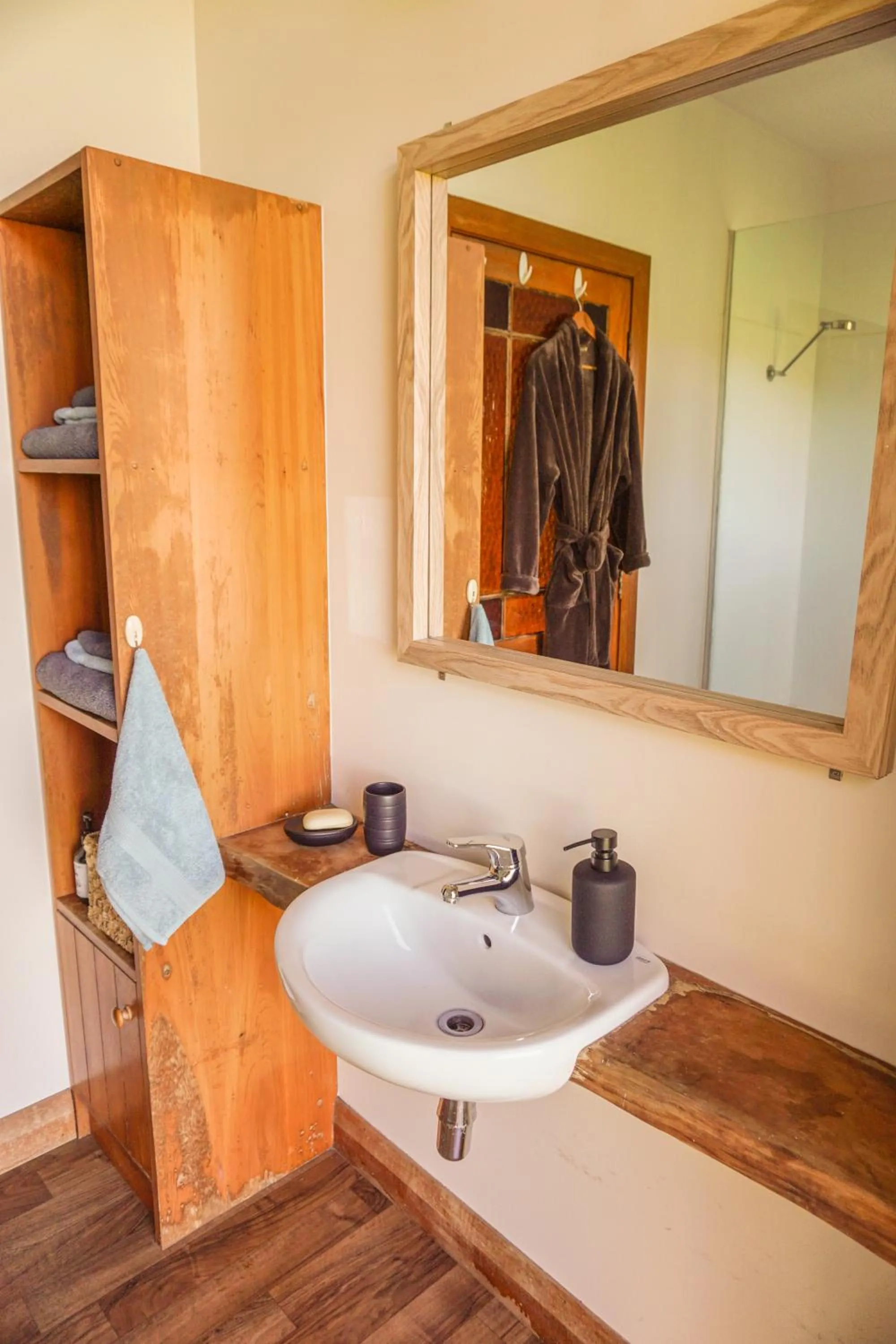 Bathroom in The Barn Cabins & Camp