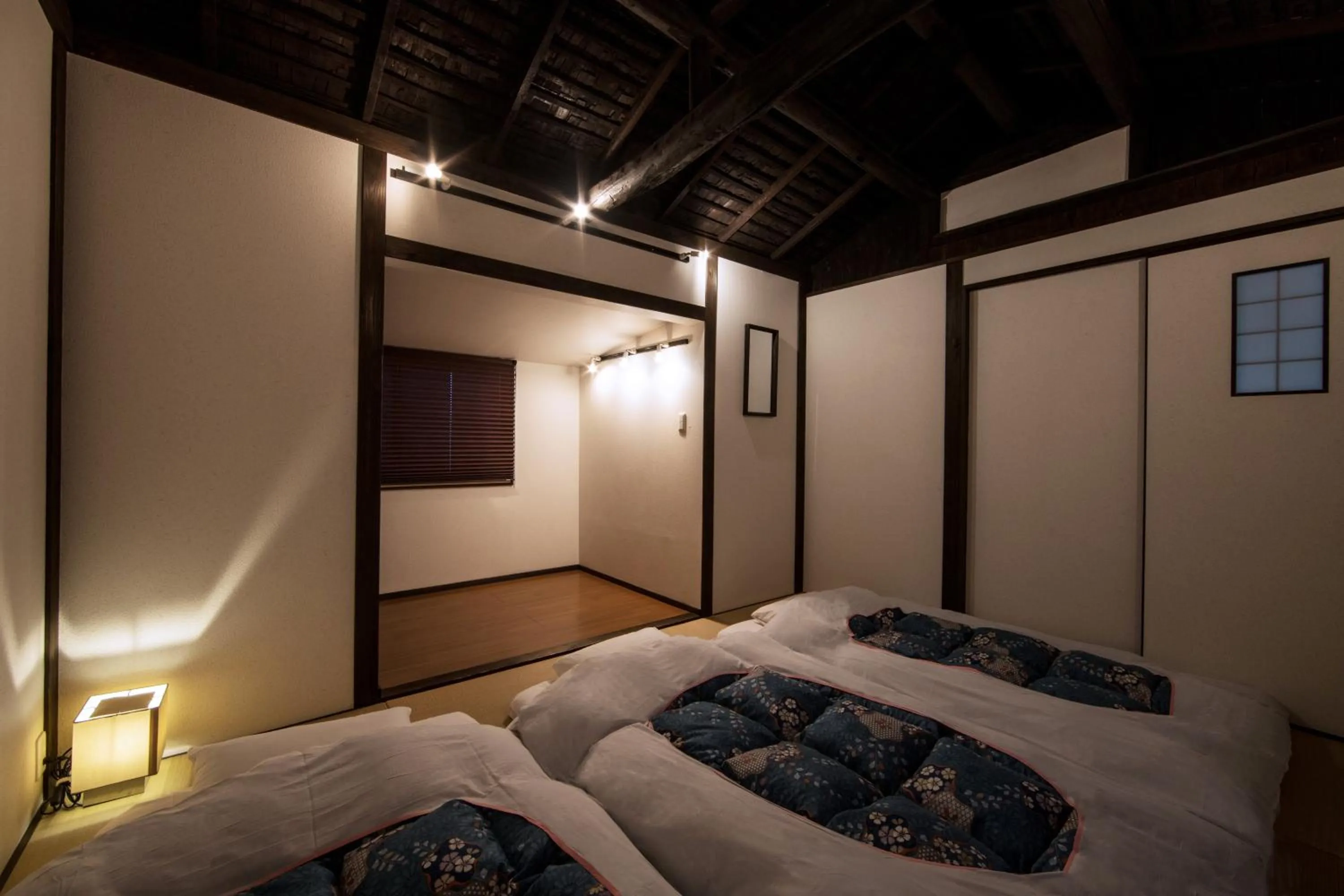 Bed in Rinn Kiyomizu Villa
