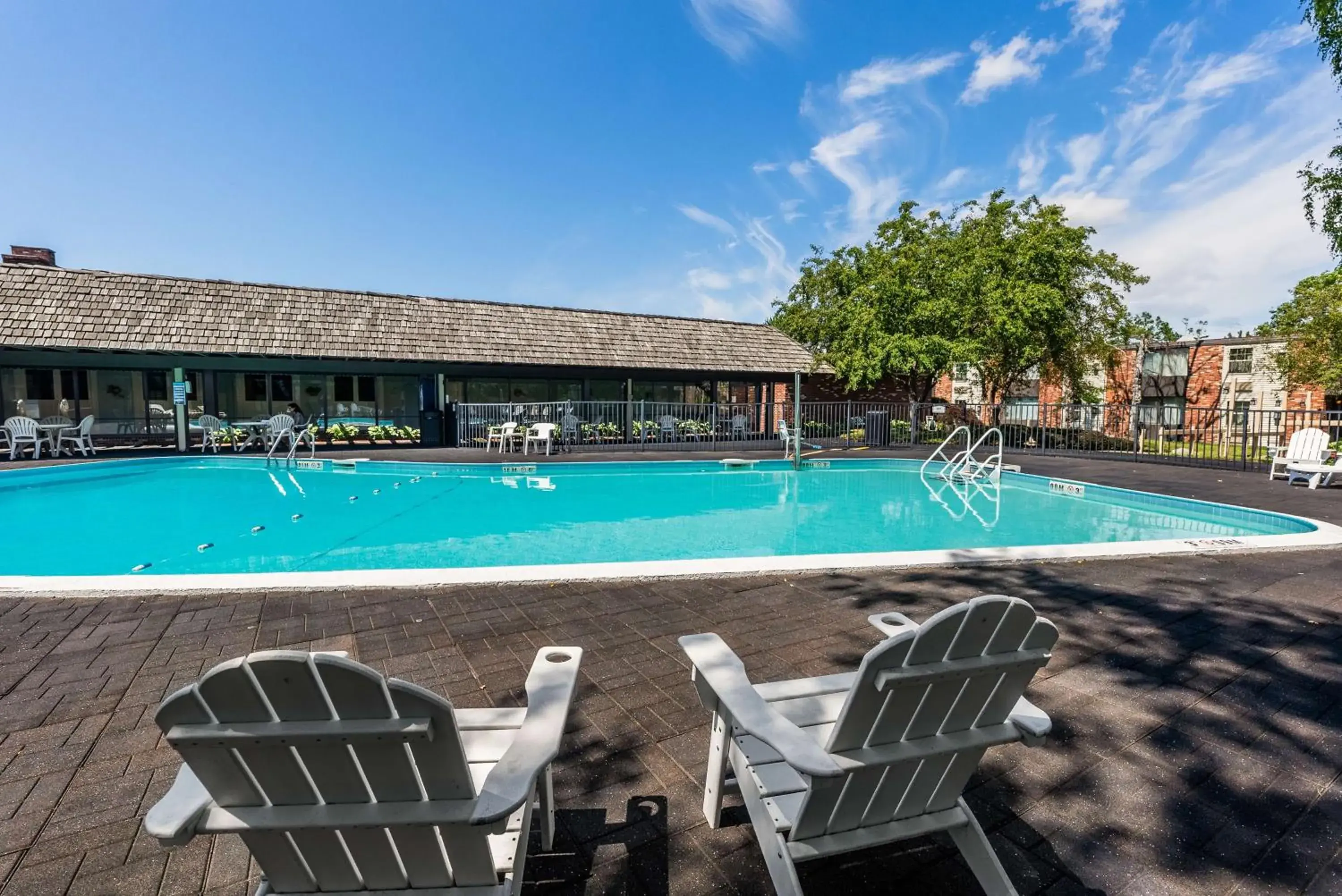 Pool view in Fireside Inn & Suites Portland Pool view in Fireside Inn & Suites Portland