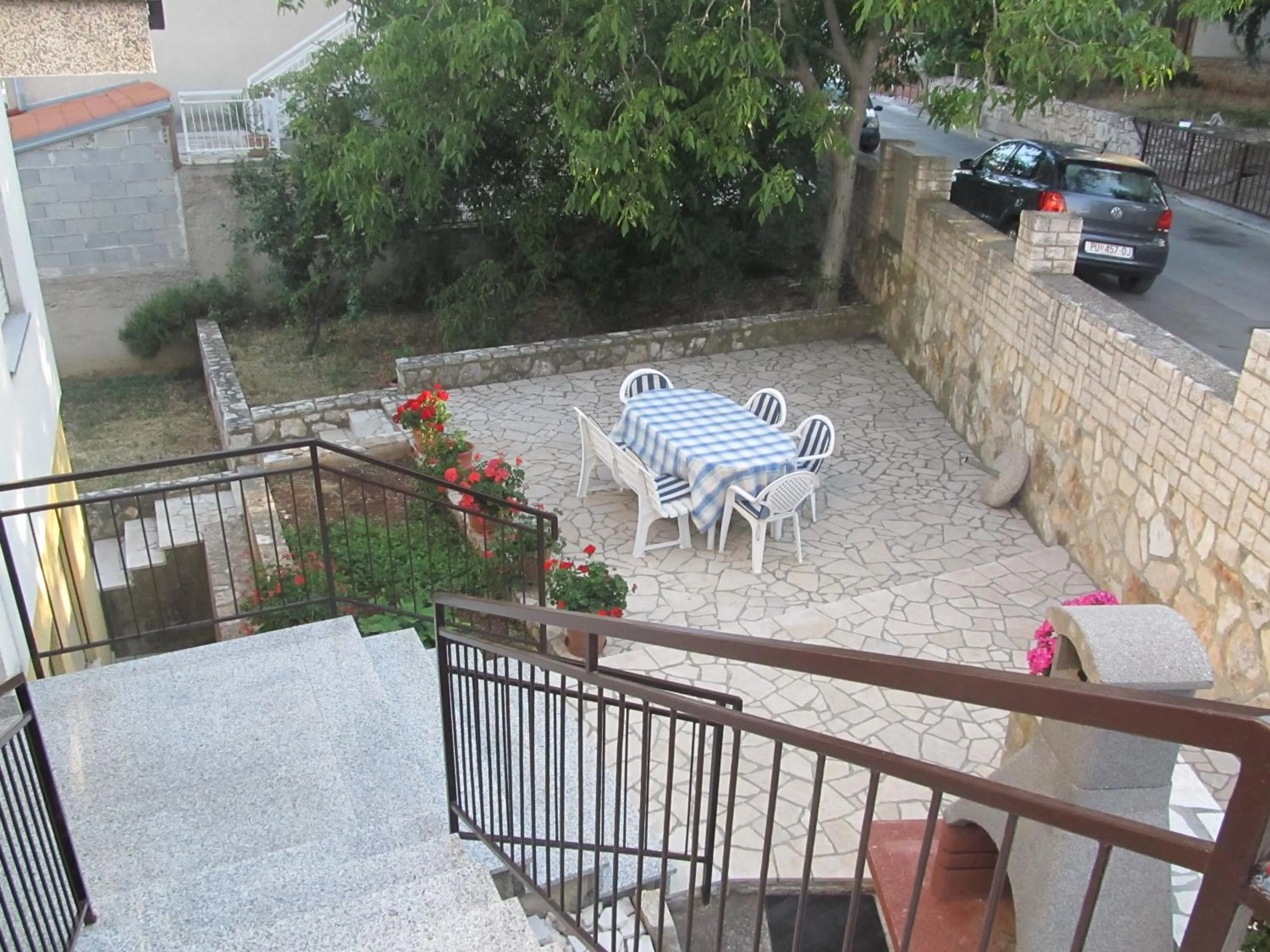 Garden view in Apartment Razum