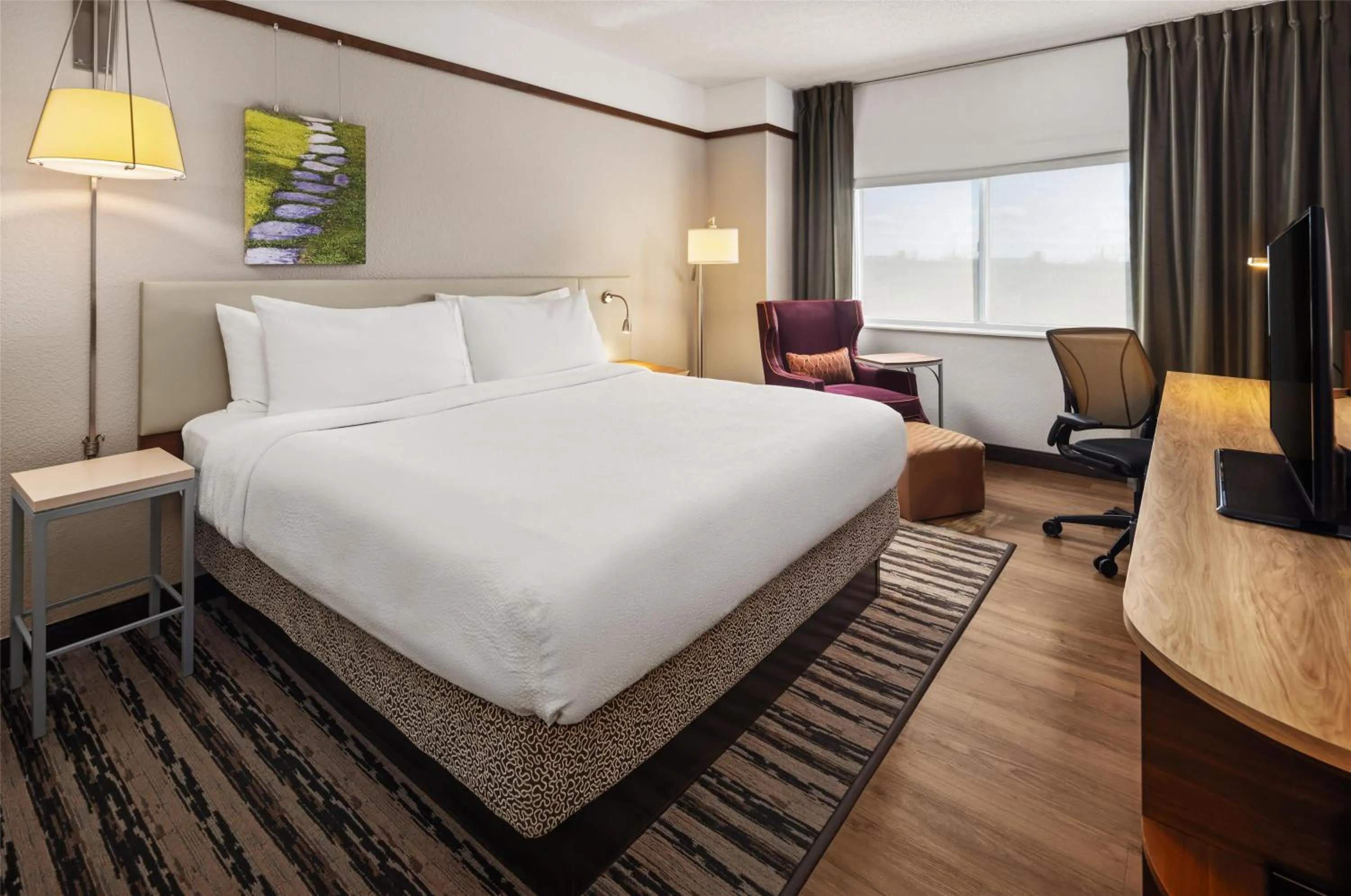 Bed in Hilton Garden Inn Minneapolis Airport Mall of America