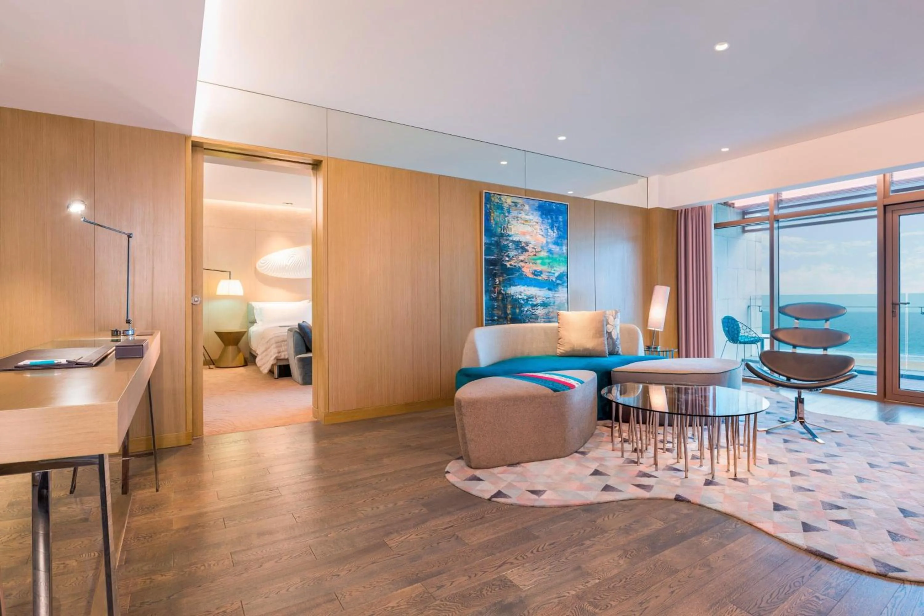 Living room in Le Meridien Qingdao West Coast