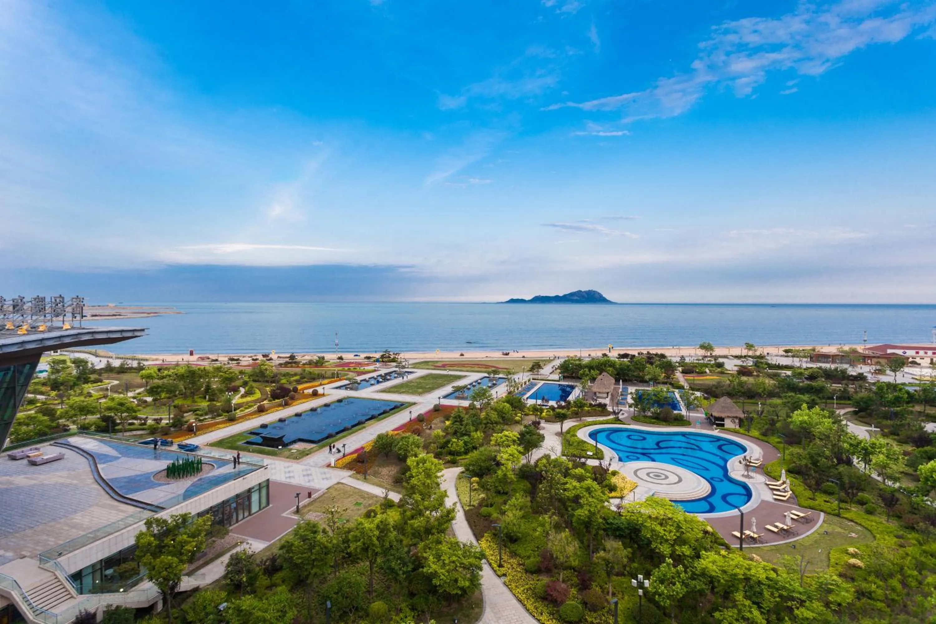 Sea view in Le Meridien Qingdao West Coast