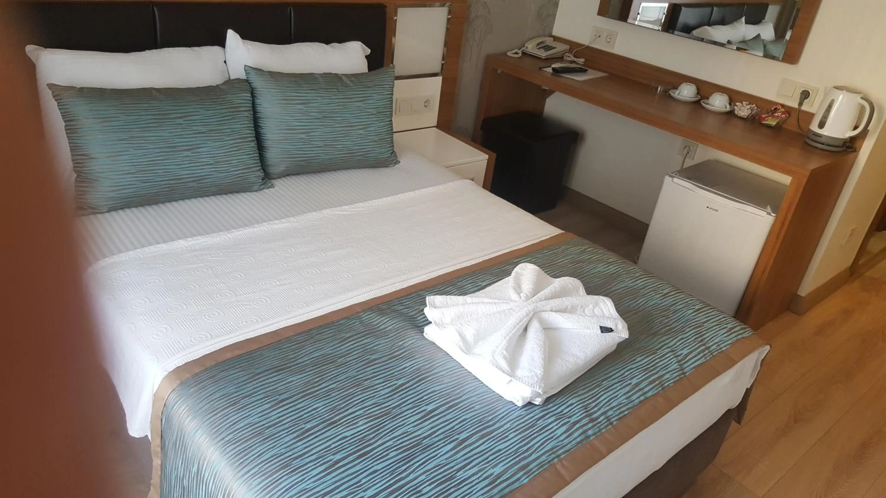 Bed in Hotel Kabacam Aydin