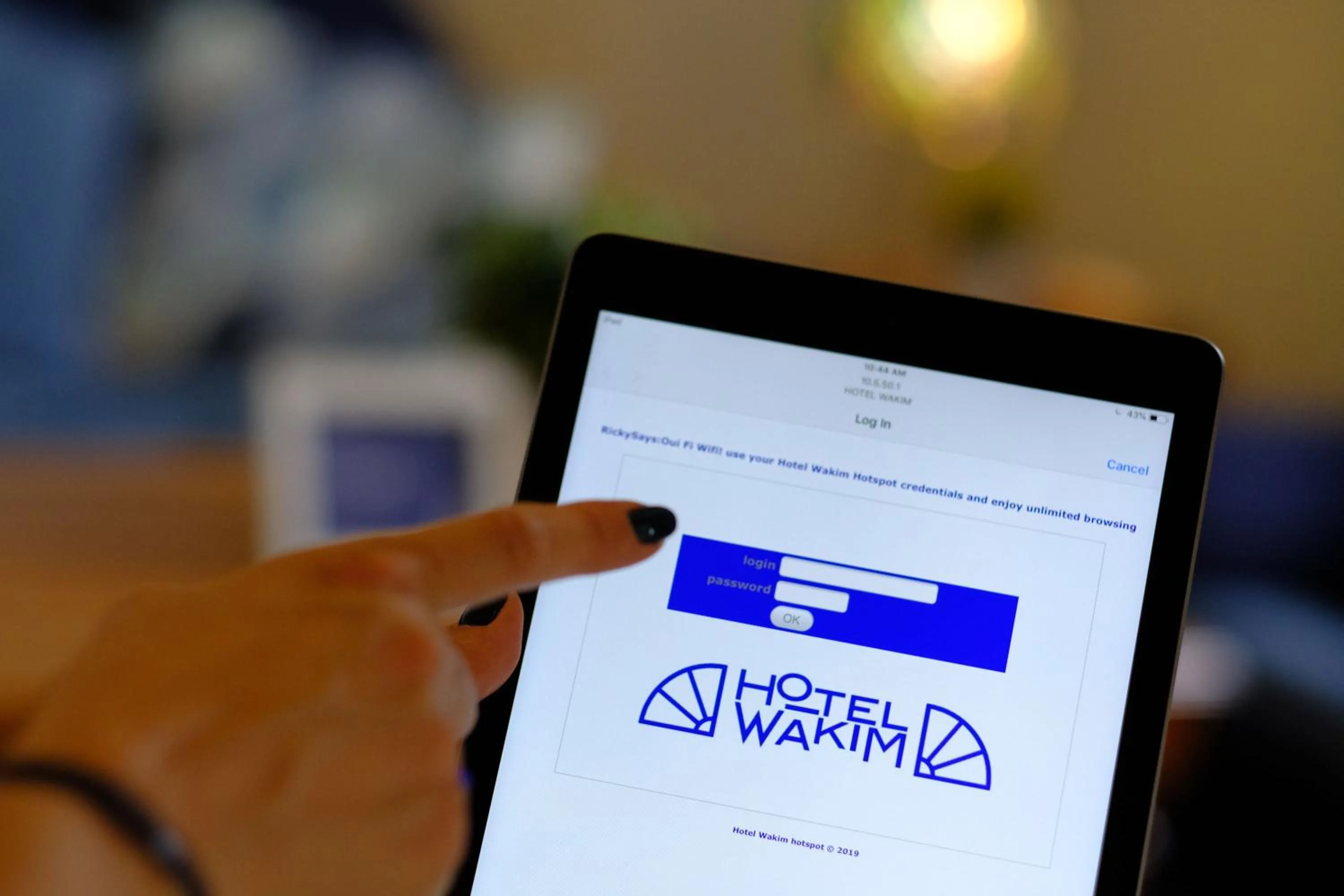 Logo/Certificate/Sign in Hotel Wakim