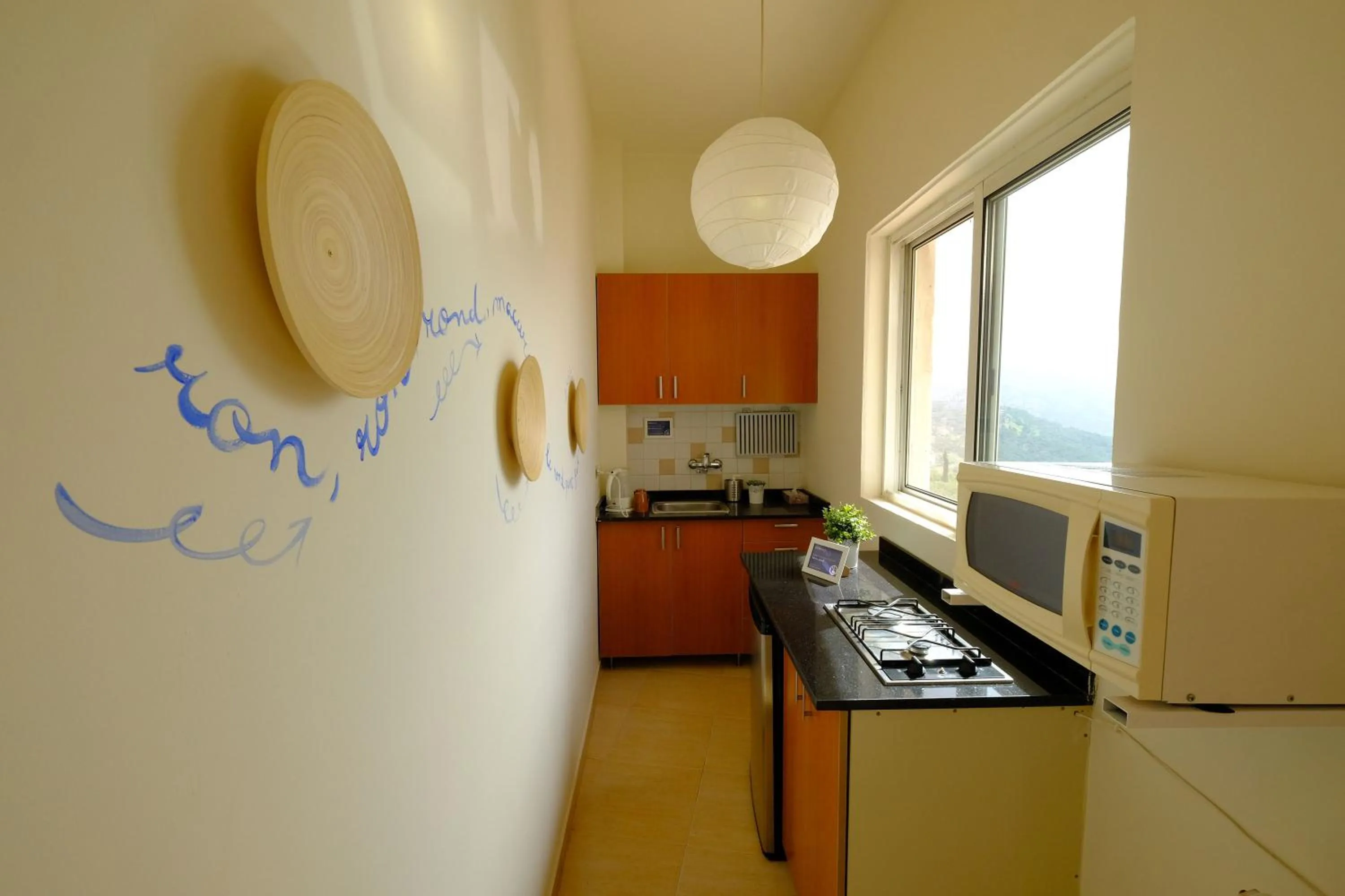 Kitchen or kitchenette in Hotel Wakim