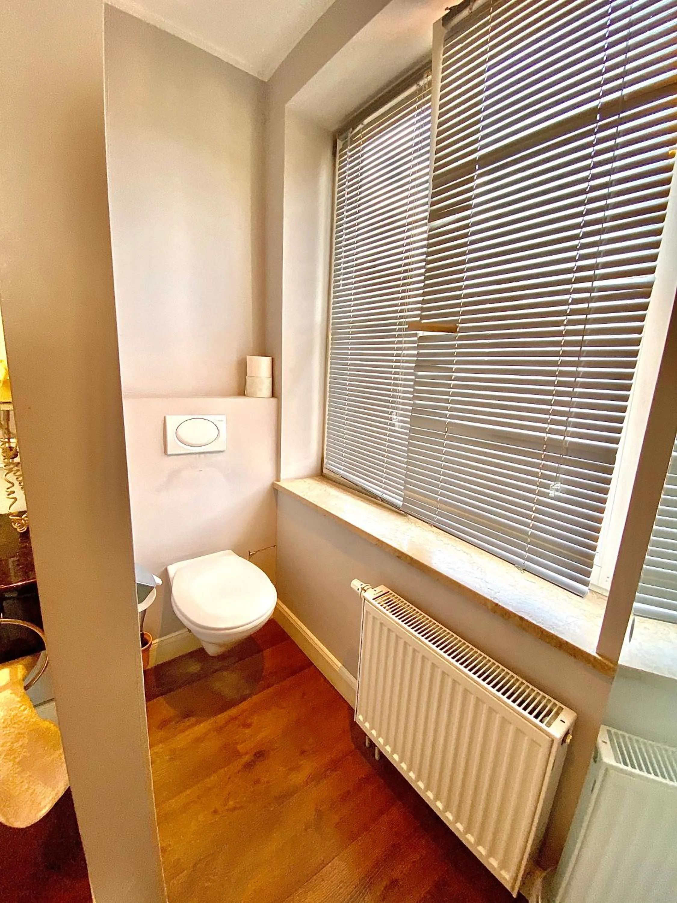 Toilet in Das Nikolai Hotel