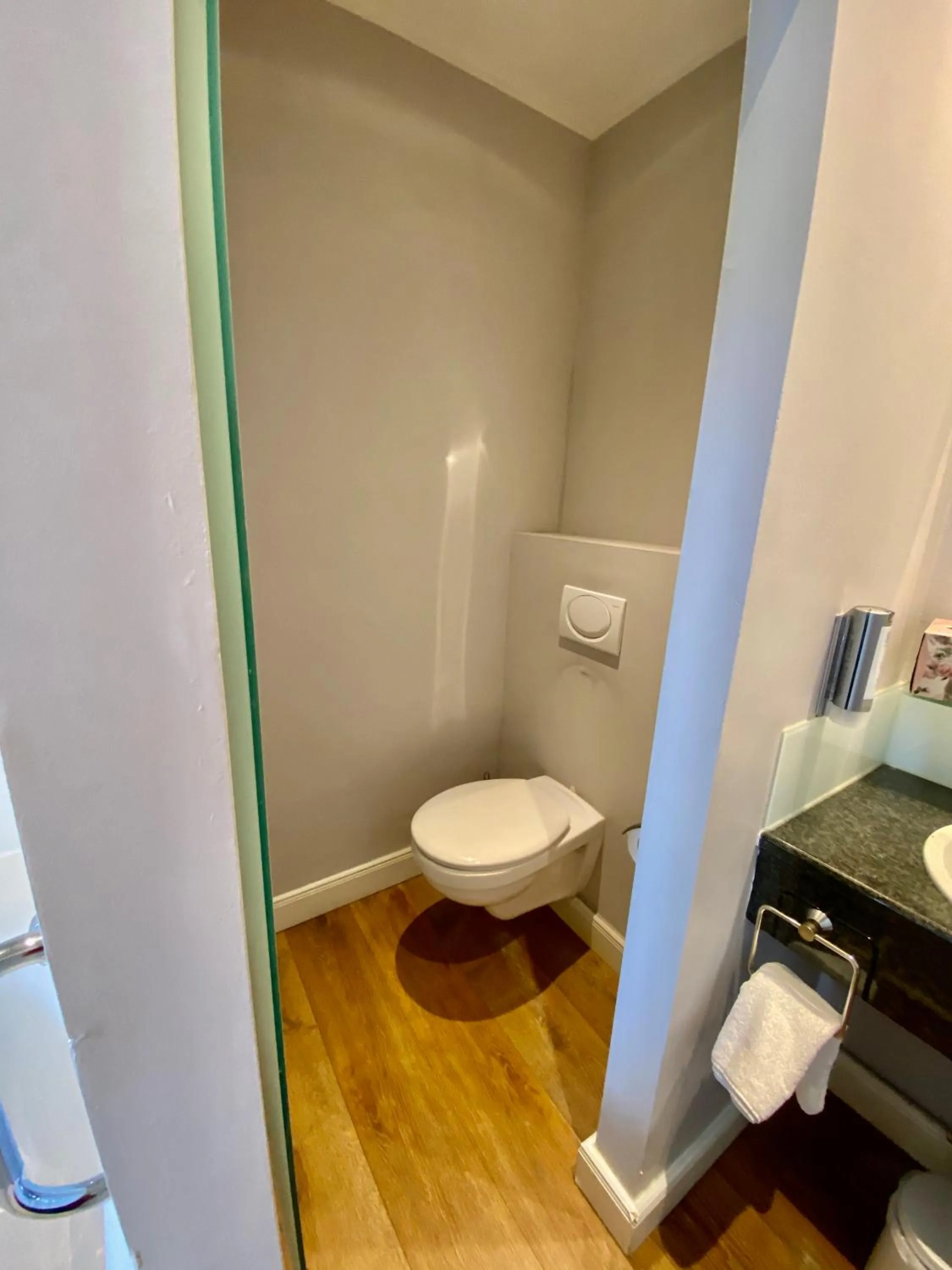 Toilet in Das Nikolai Hotel