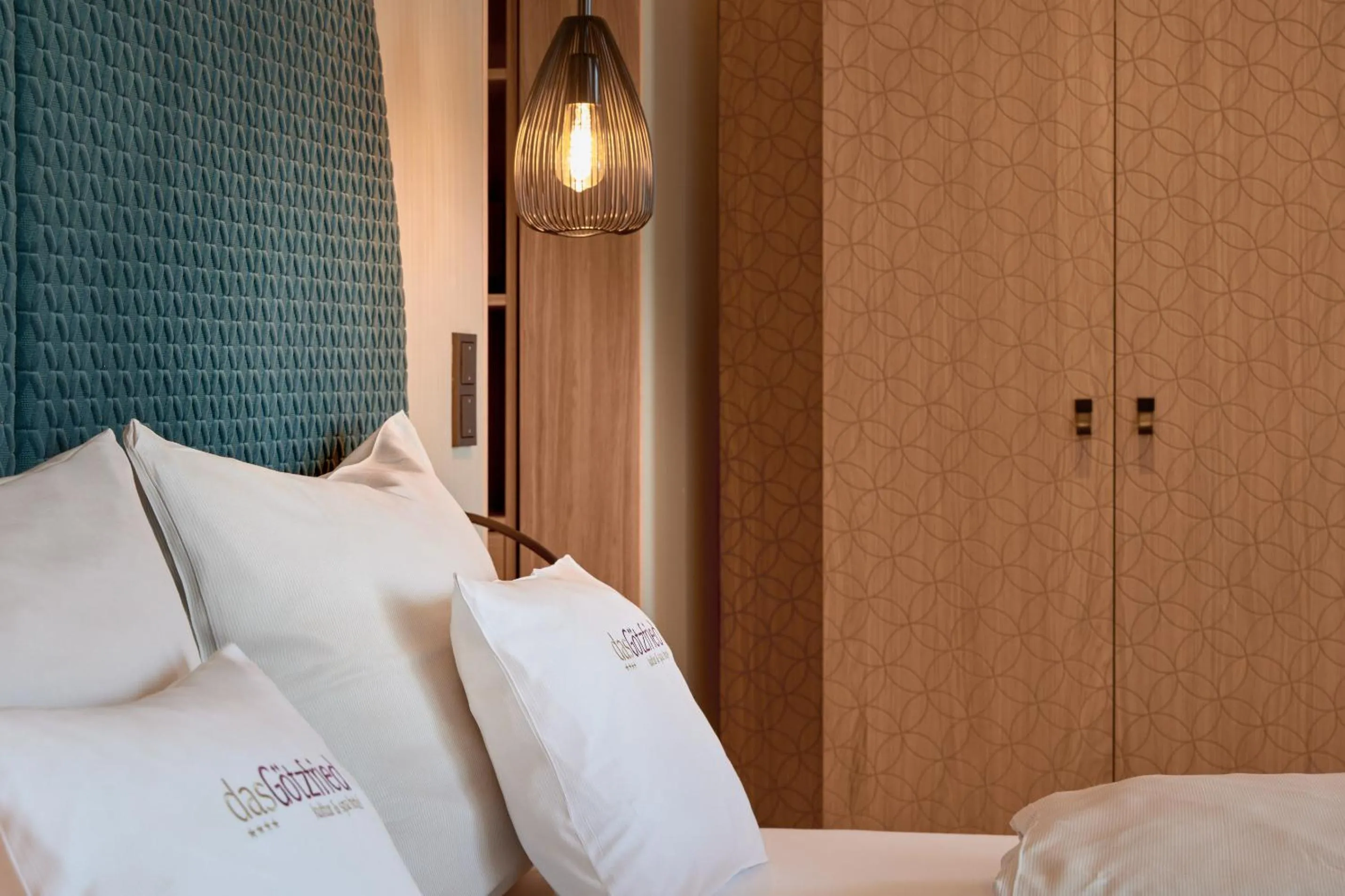 Decorative detail, Bed in Garden & SPA Hotel Das Götzfried