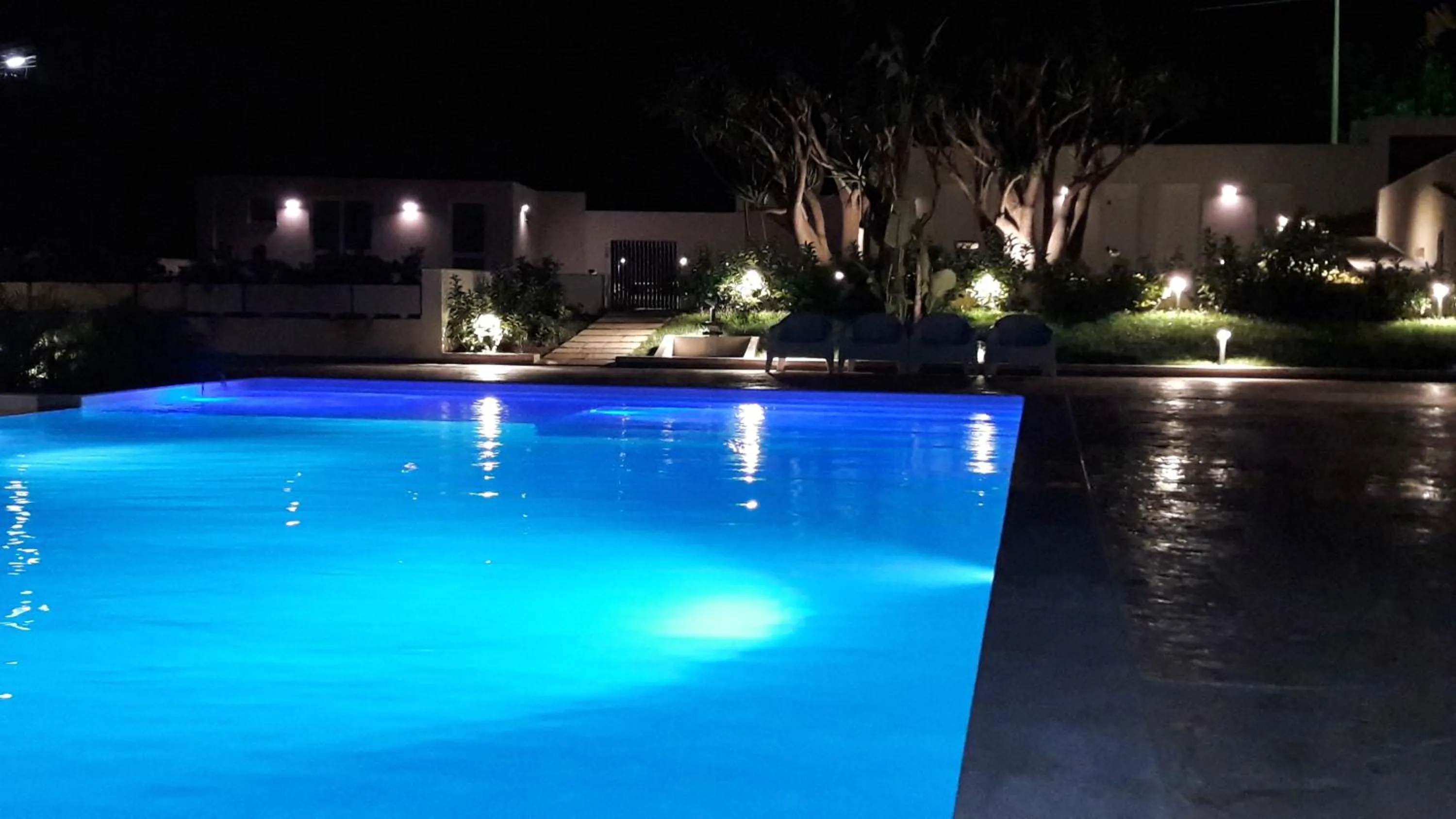 Night in I Giardini della Castellana