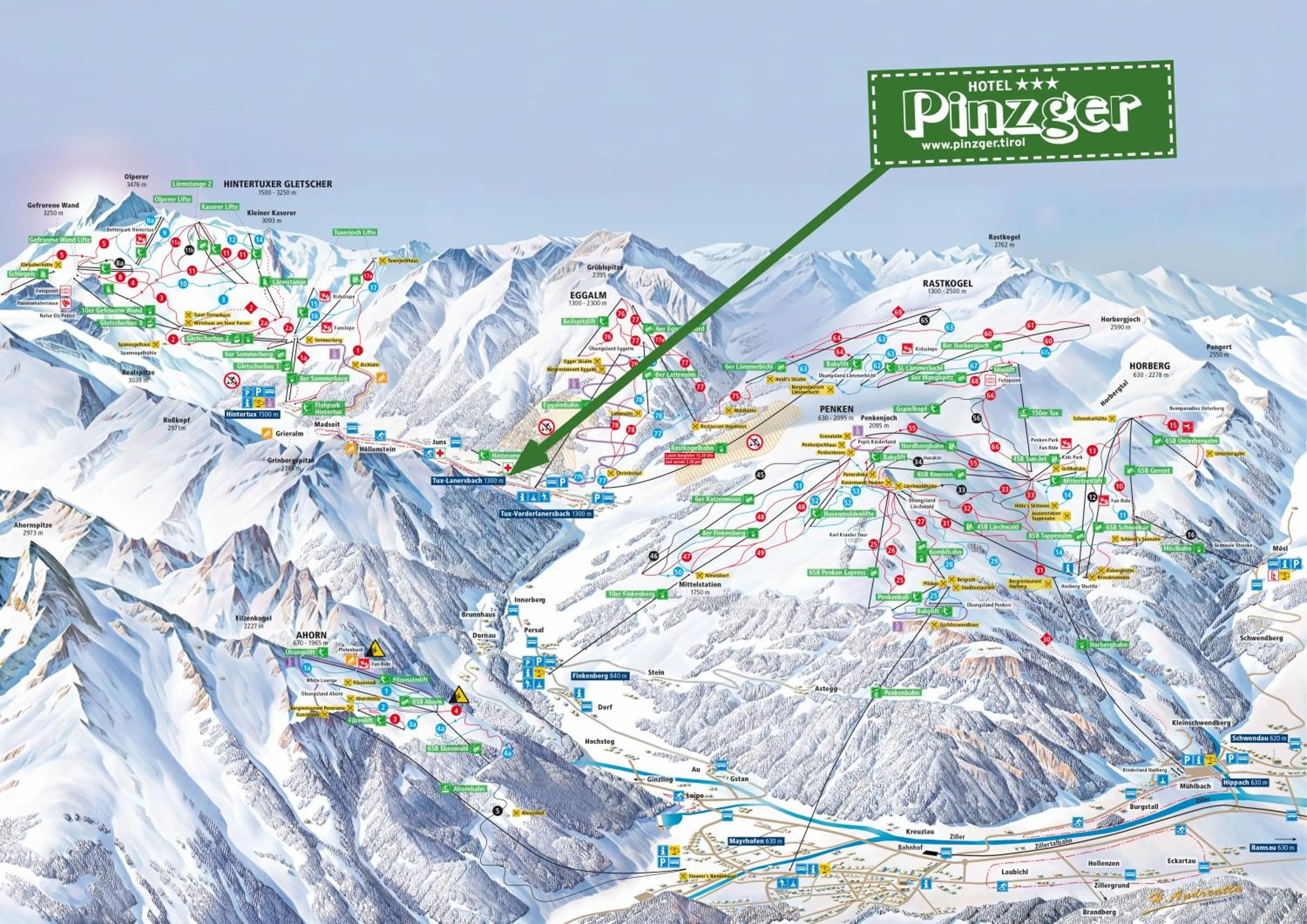 Winter in Hotel Pinzger Tux