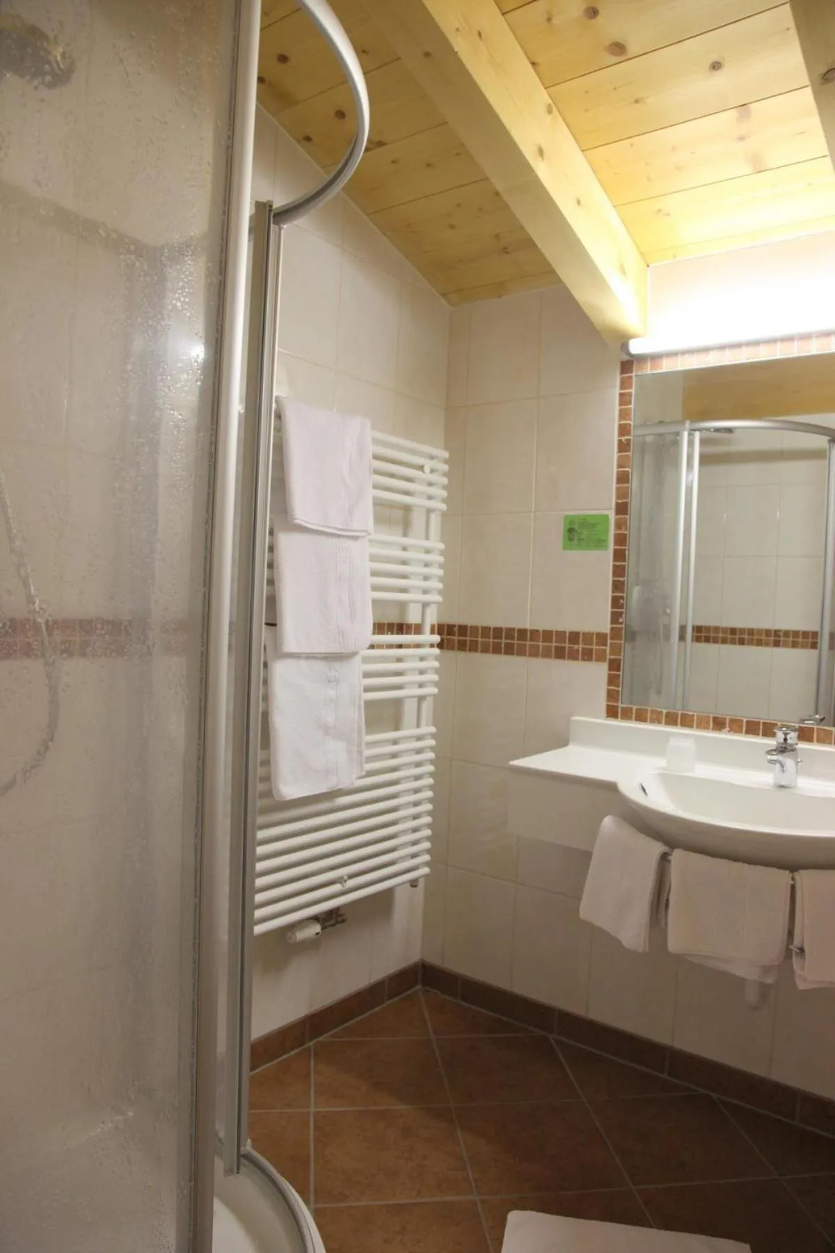 Shower in Hotel Pinzger Tux