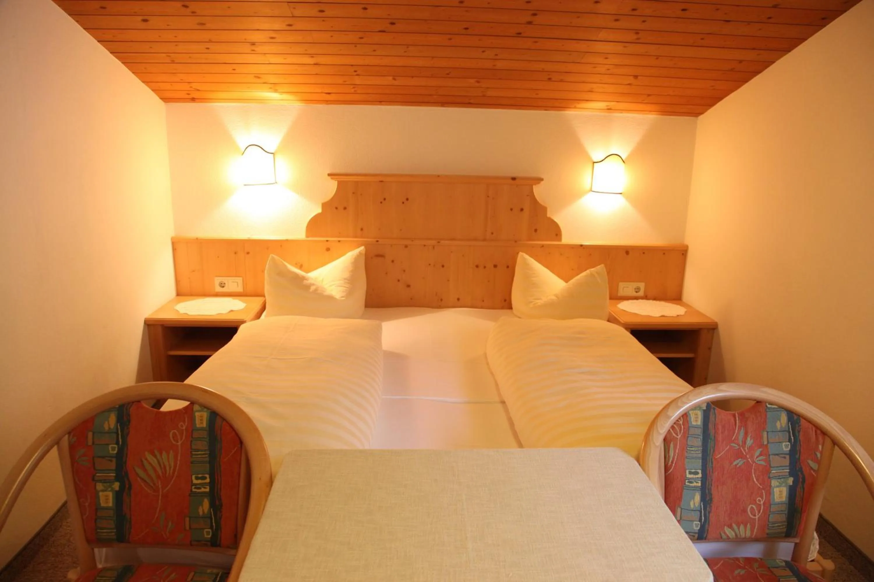 Bed in Hotel Pinzger Tux