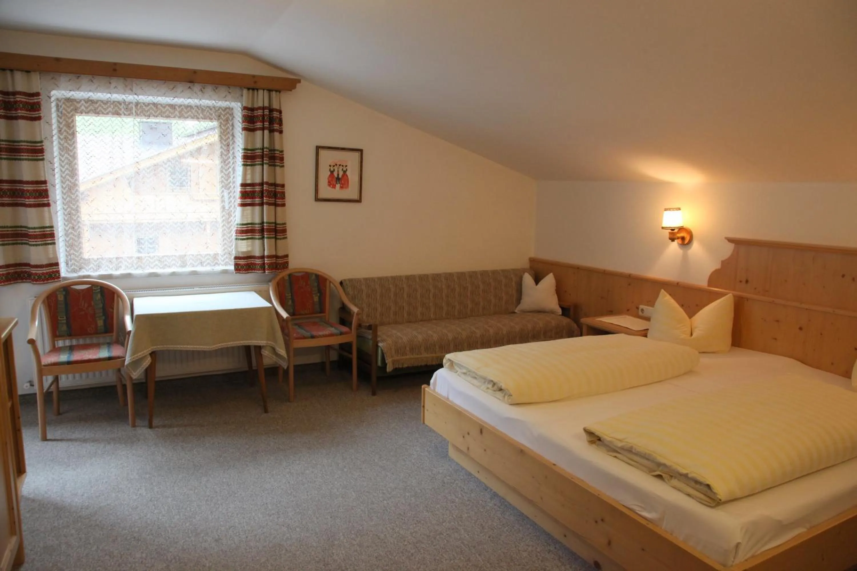 Bed in Hotel Pinzger Tux