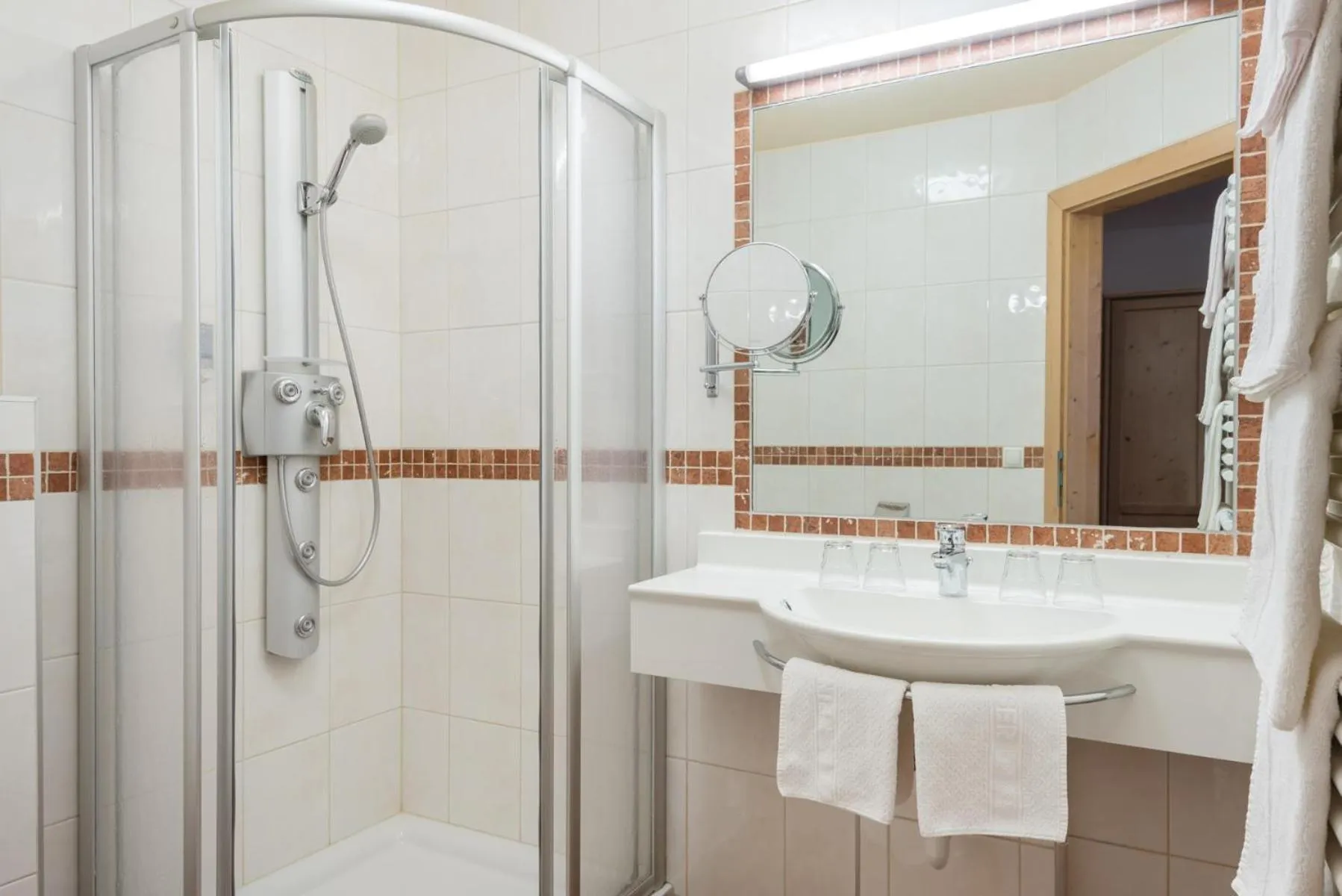 Shower in Hotel Pinzger Tux