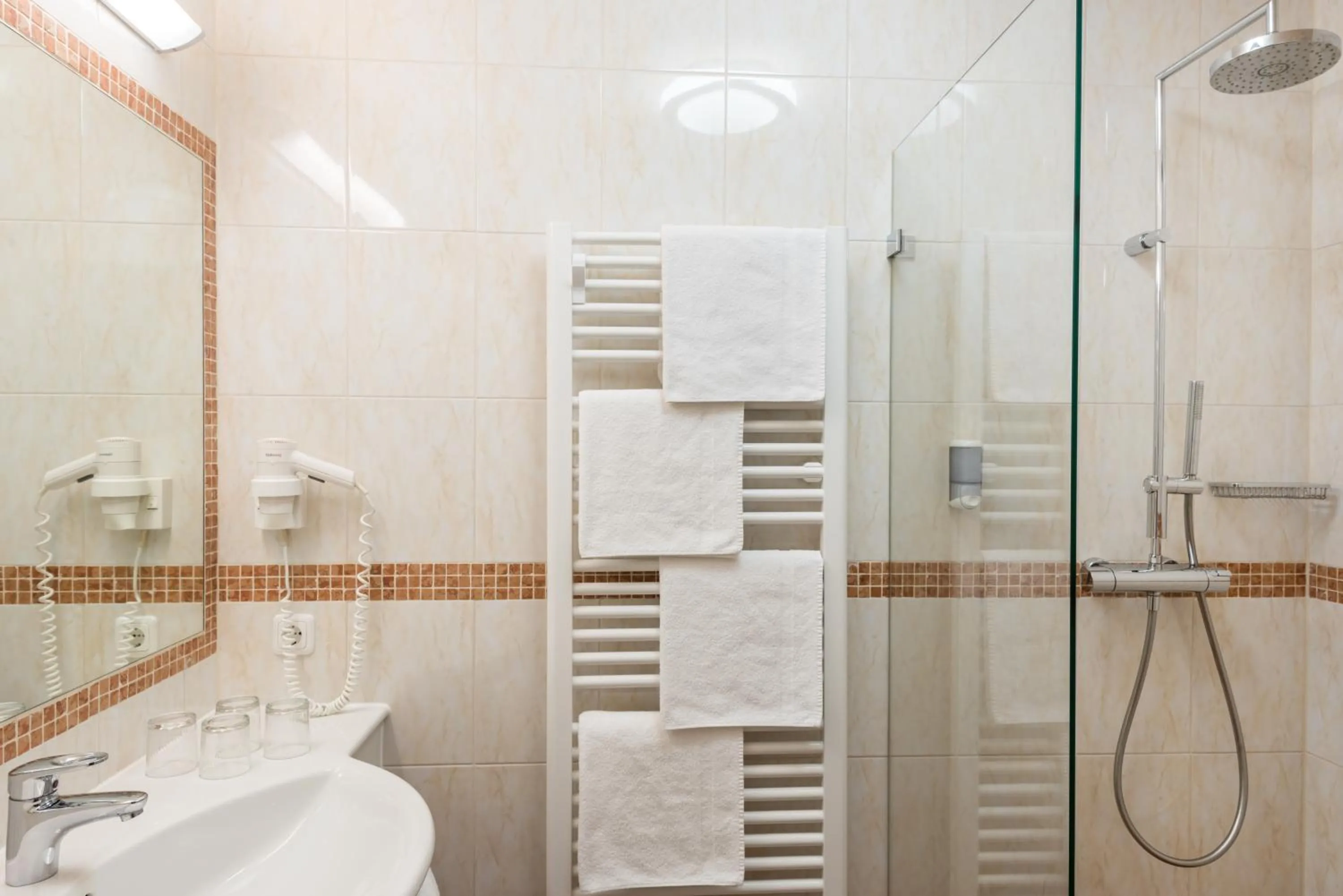 Shower in Hotel Pinzger Tux