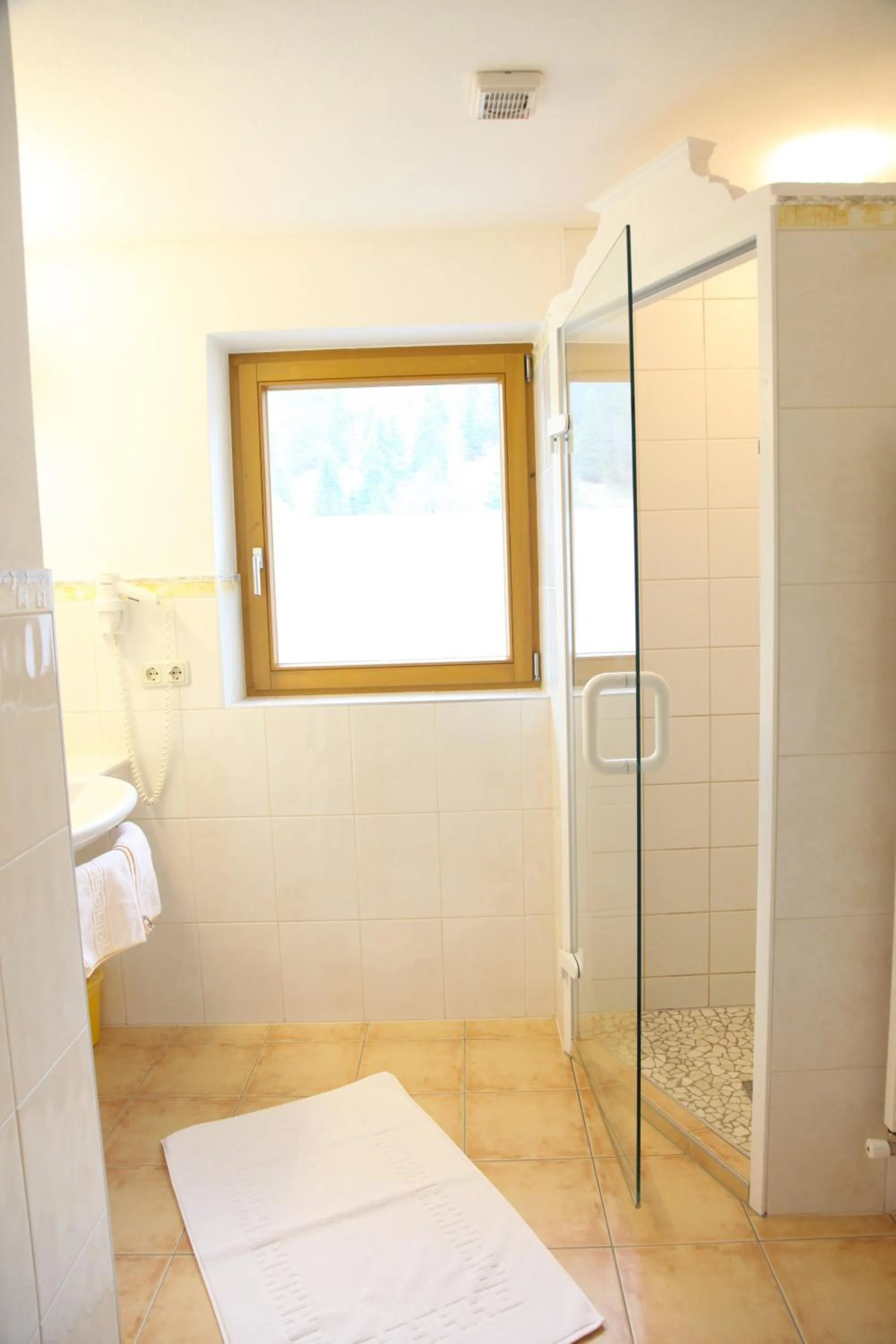 Shower in Hotel Pinzger Tux