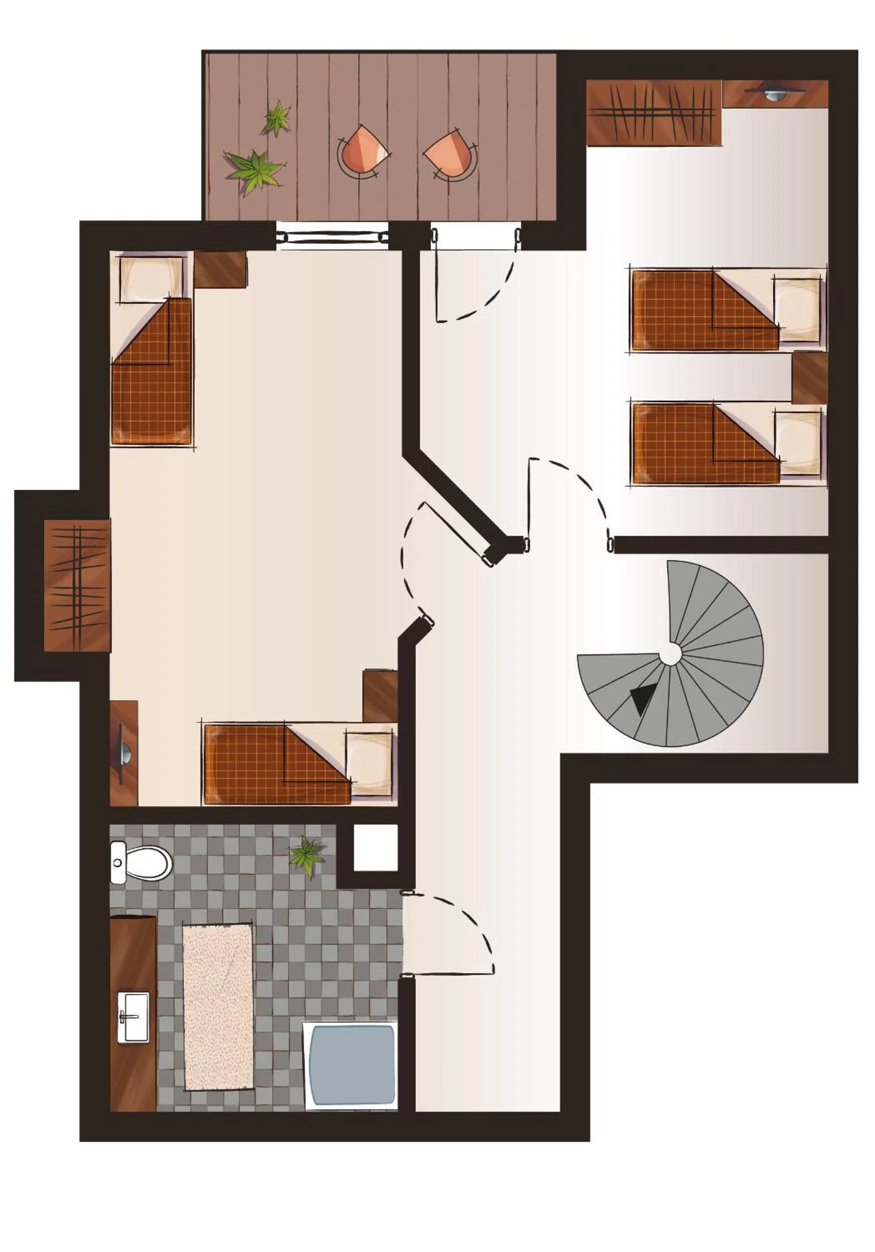 Photo of the whole room in Hotel Pinzger Tux