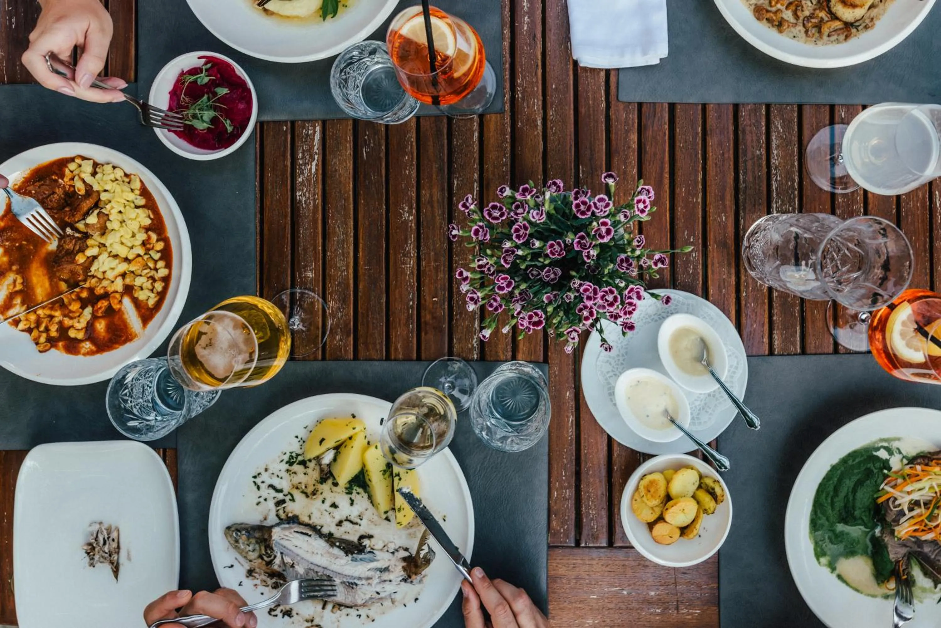 Food and drinks in Hotel-Restaurant Ammerhauser