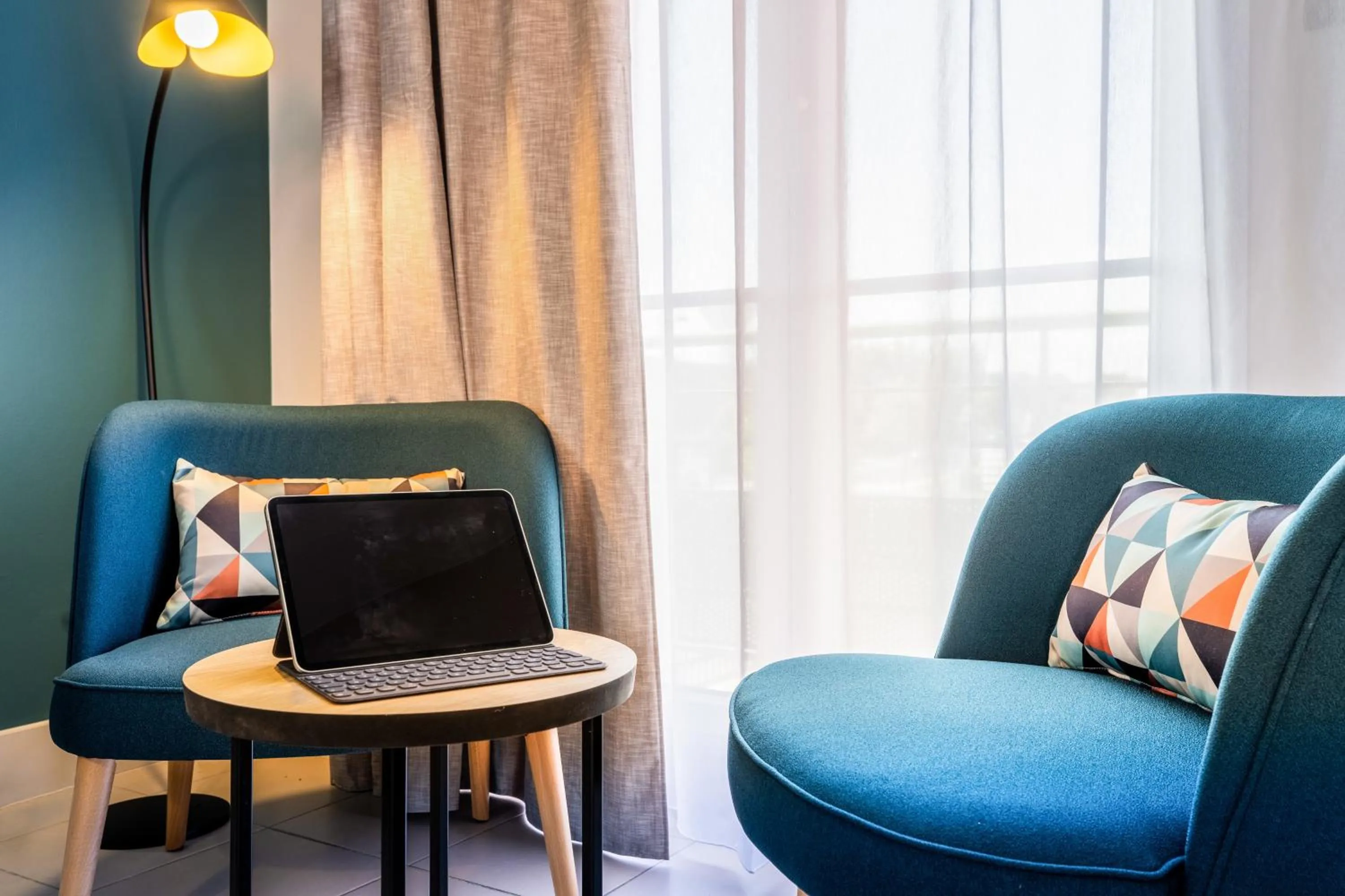 Seating area in Appart'City Confort St Quentin en Yvelines - Bois D'Arcy