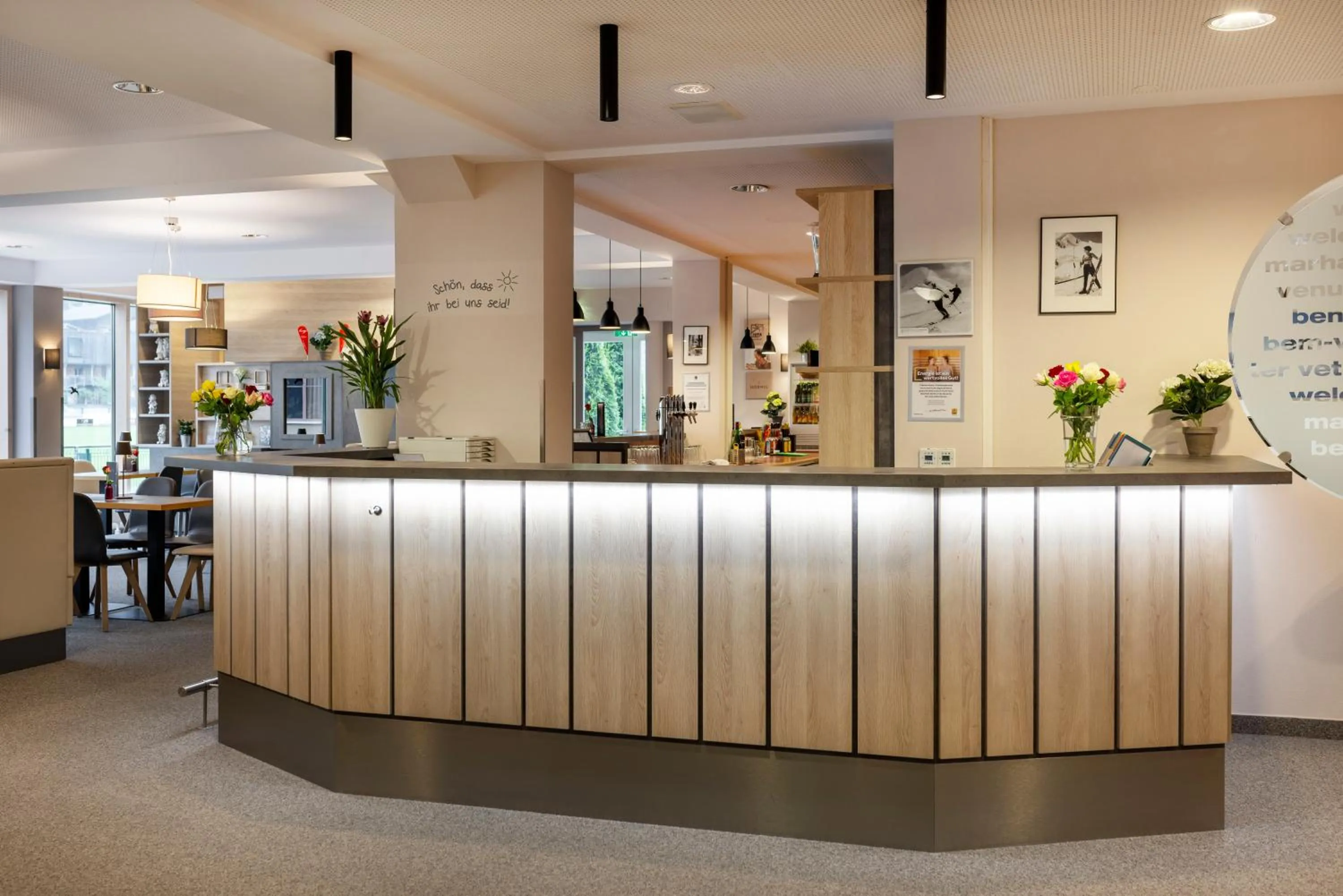 Lobby or reception in JUFA Hotel Kaprun - Summercard included