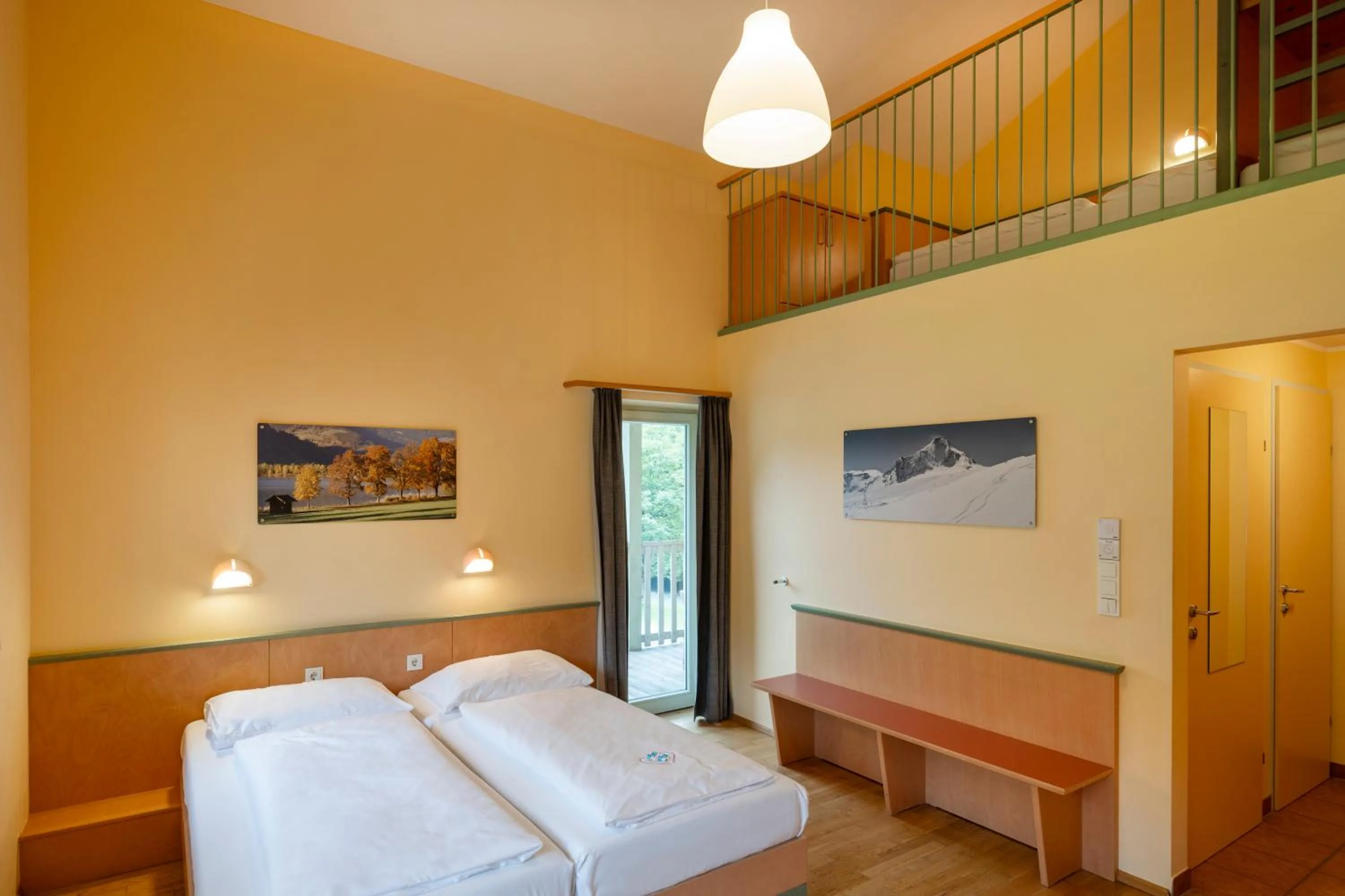 Photo of the whole room, Bed in JUFA Hotel Kaprun - Summercard included