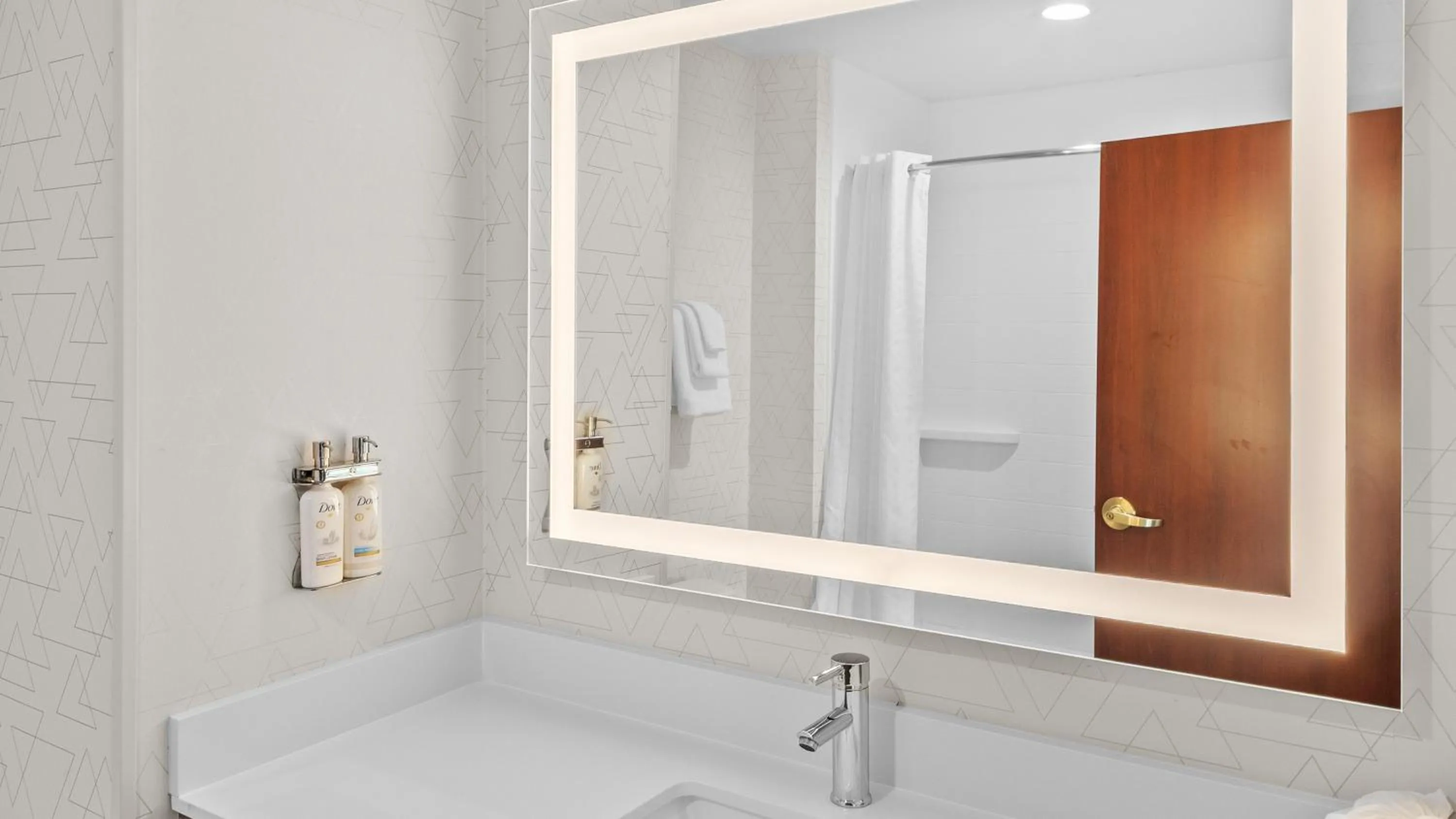 Bathroom in Holiday Inn Express Hotel & Suites Manchester - Airport by IHG