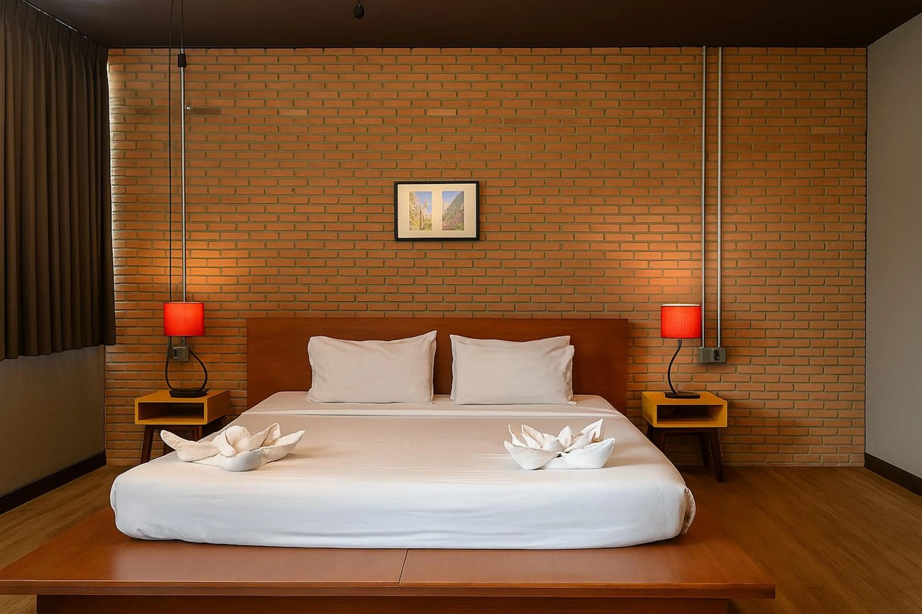 Photo of the whole room, Bed in The Loft Room Nimman