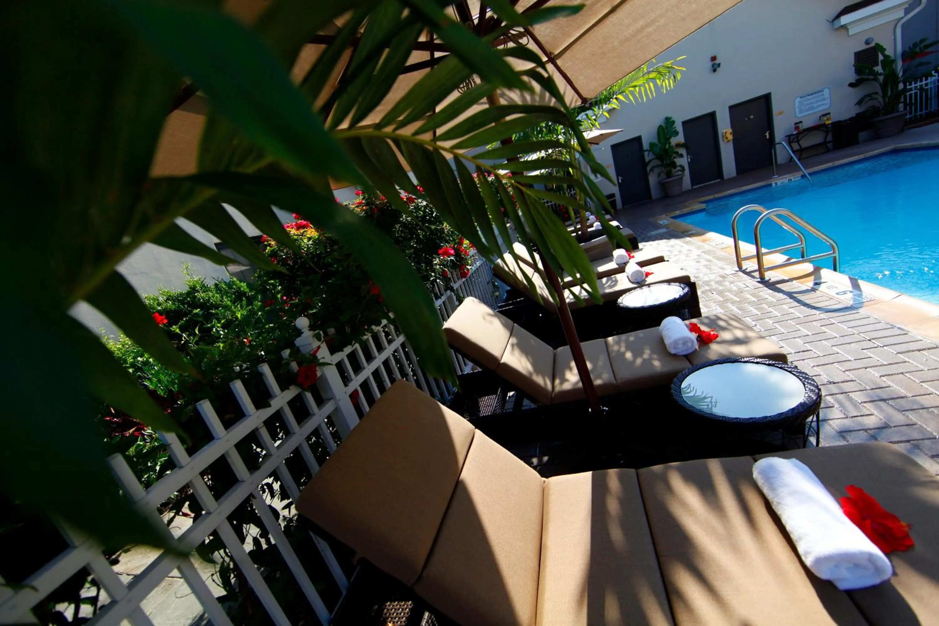 Swimming pool in The Inn At Fox Hollow Hotel